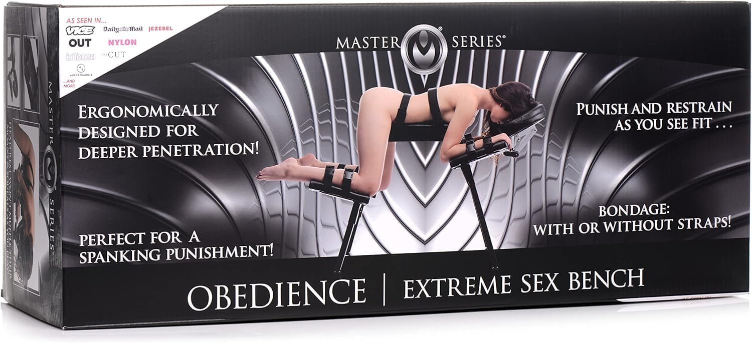 Master Series Adjustable Restraint Bench with Wrist Cuffs Men, Women - Image 8