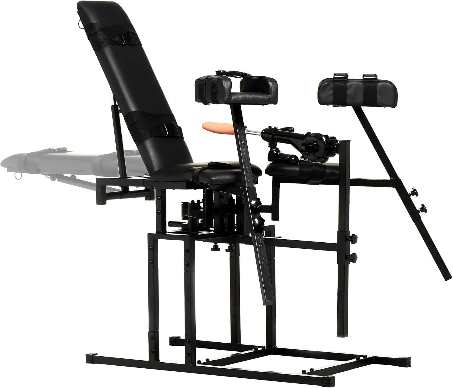 Master Series Adjustable Restraint Bench with Wrist Cuffs Men, Women - Image 9