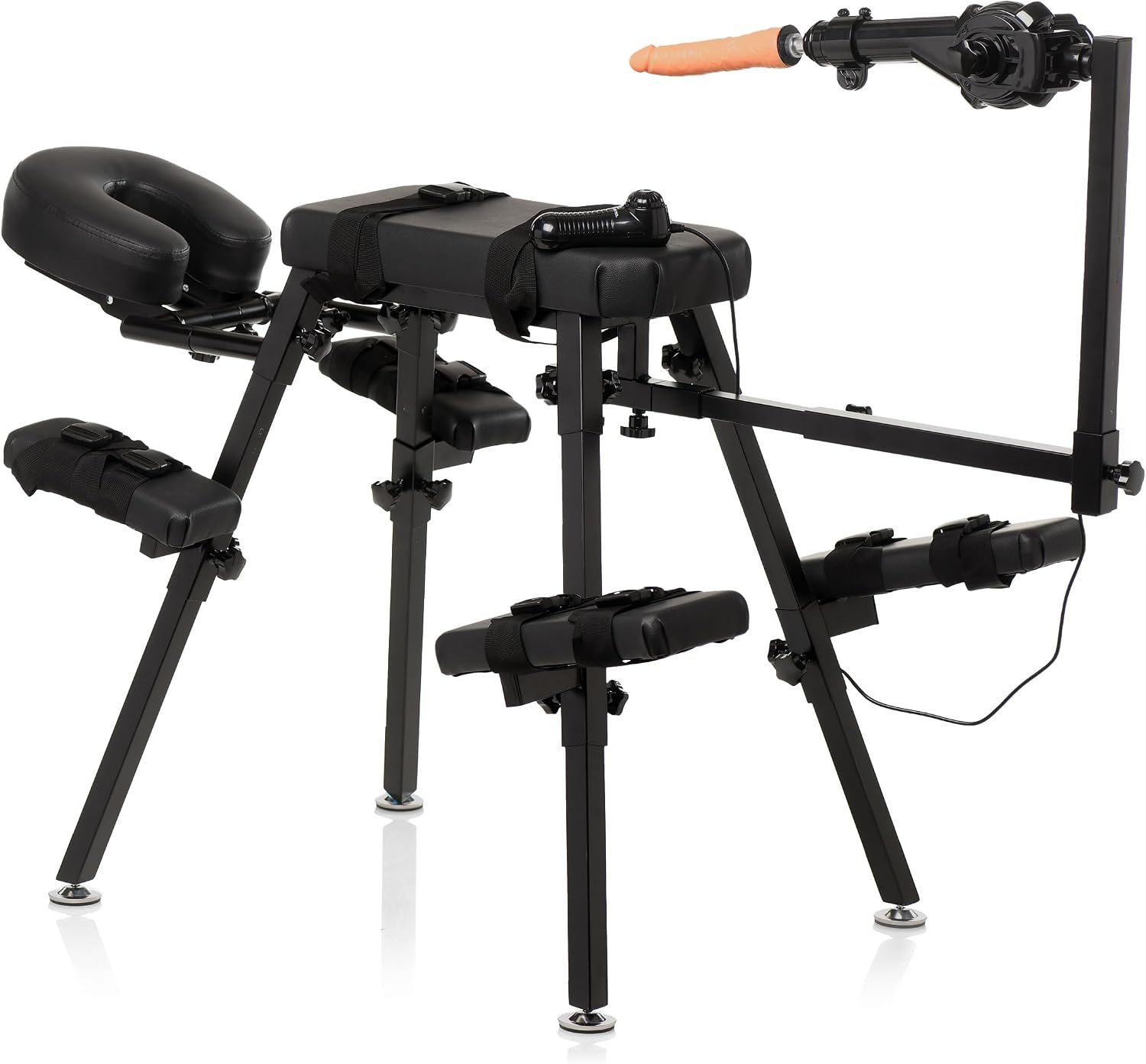 Master Series Adjustable Restraint Bench with Wrist Cuffs Men, Women - Image 11