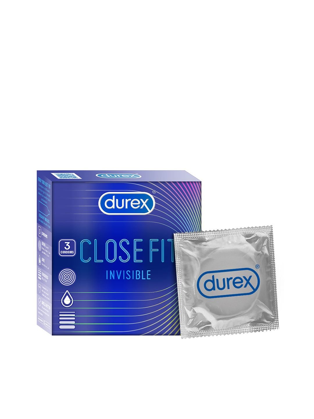 Durex Durex Close Fit Invisible Ultra Thin Condoms - 3 Pcs