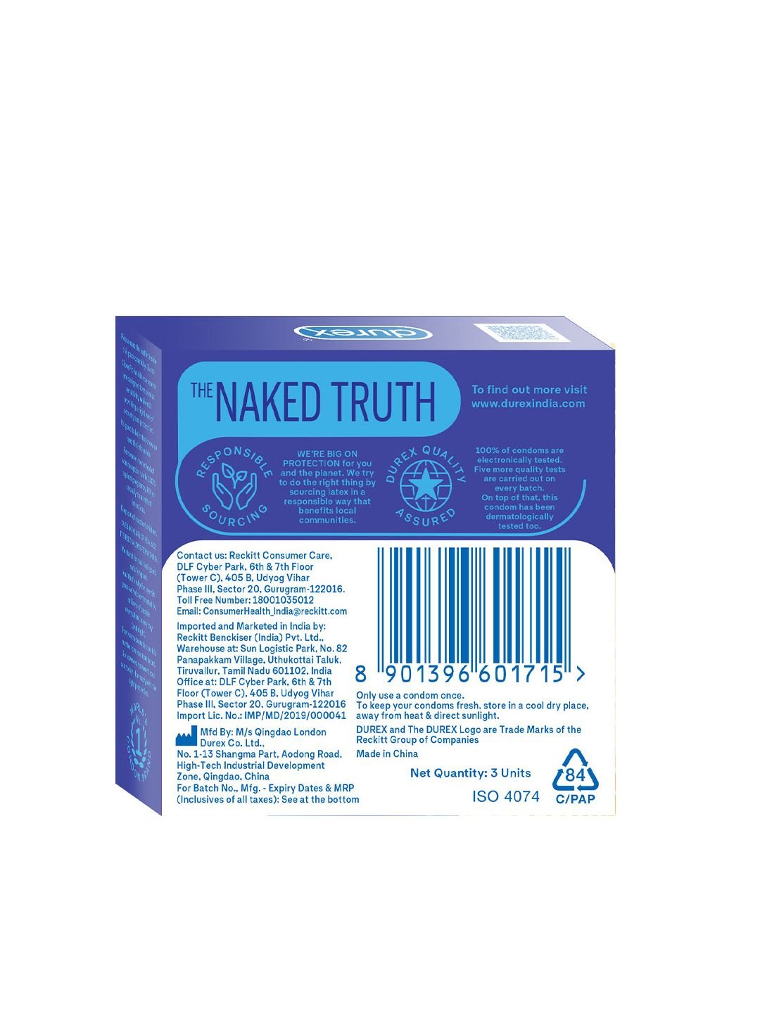Durex Durex Close Fit Invisible Ultra Thin Condoms - 3 Pcs - Image 11