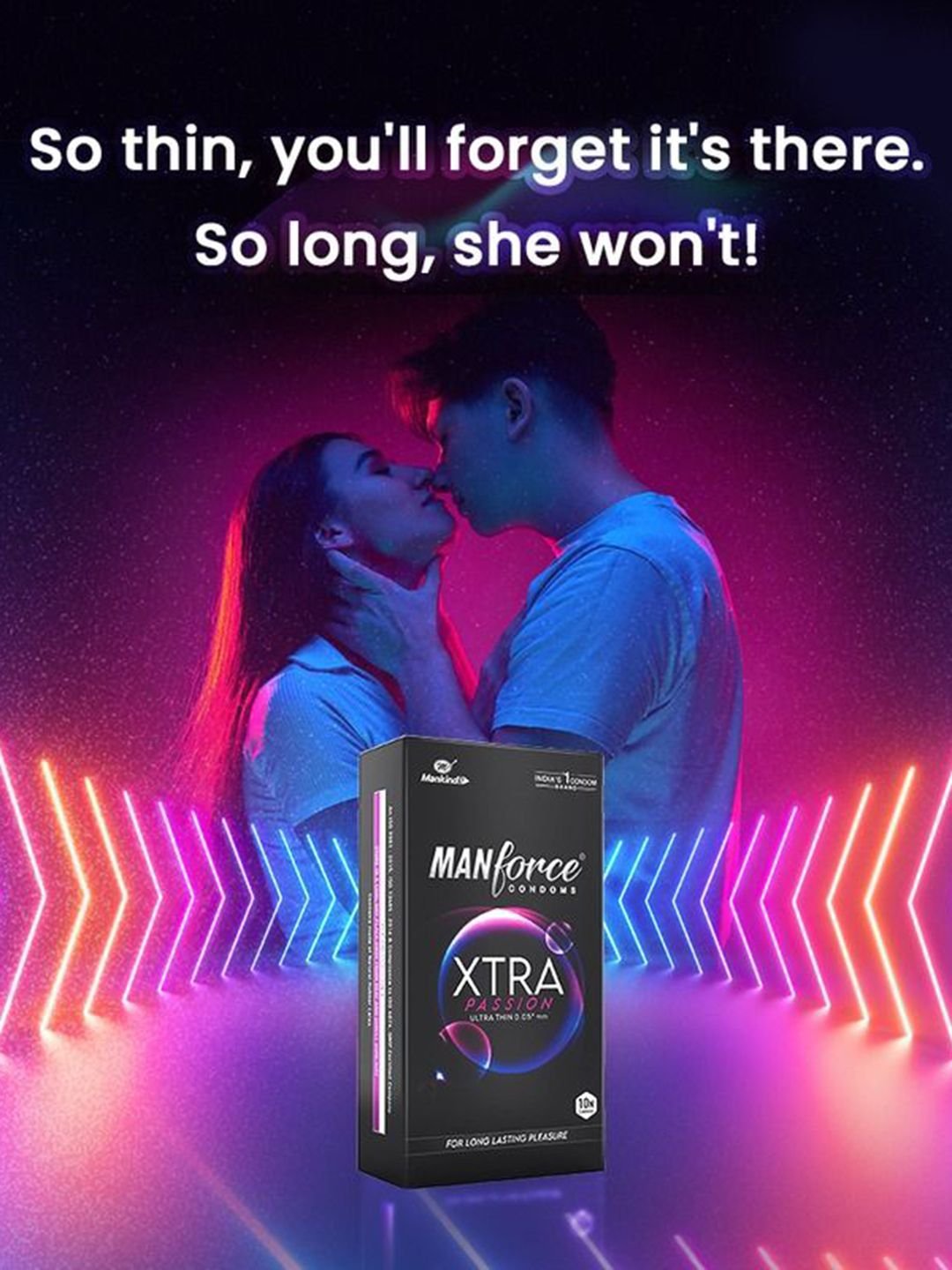 Set Of 9 Xtra Pleasure Dotted Climax Delay Condoms - Unflavoured - 10Pcs Each - Image 2