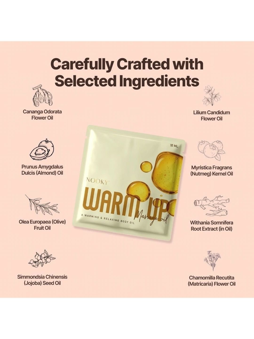 NOOKY NOOKY 2-In-1 Ultra Thin Condom With Aromatic Massage Oil - Image 2
