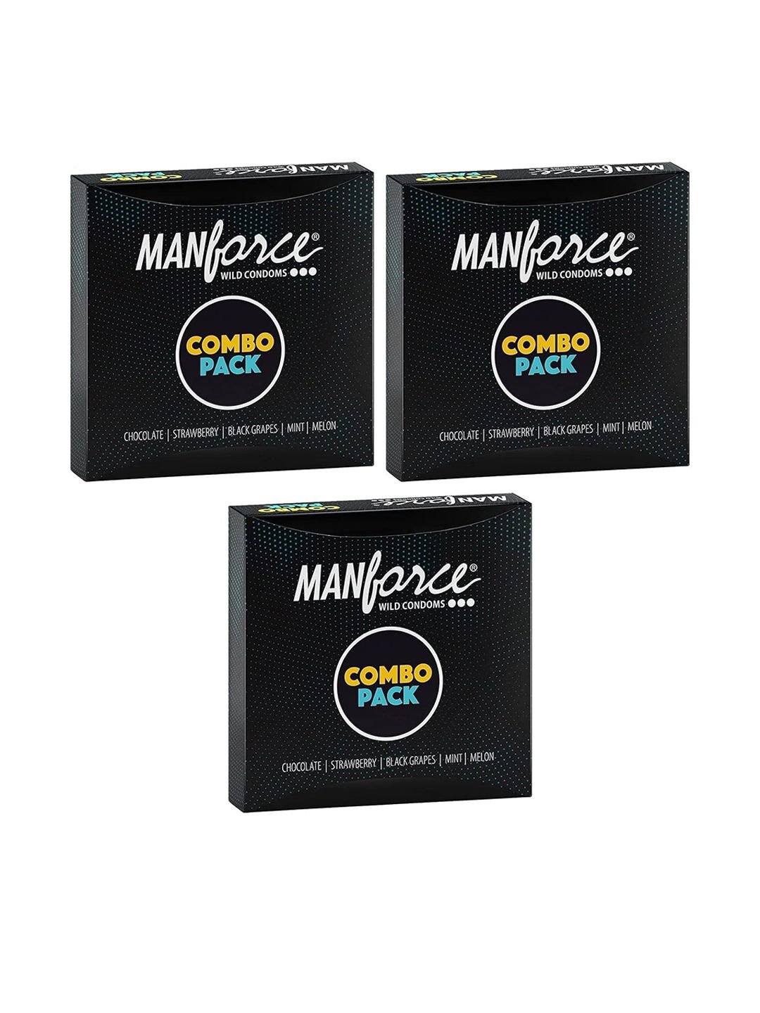 Manforce Manforce Set of 4 Lubricated Wild Condoms - 20 Pcs Each