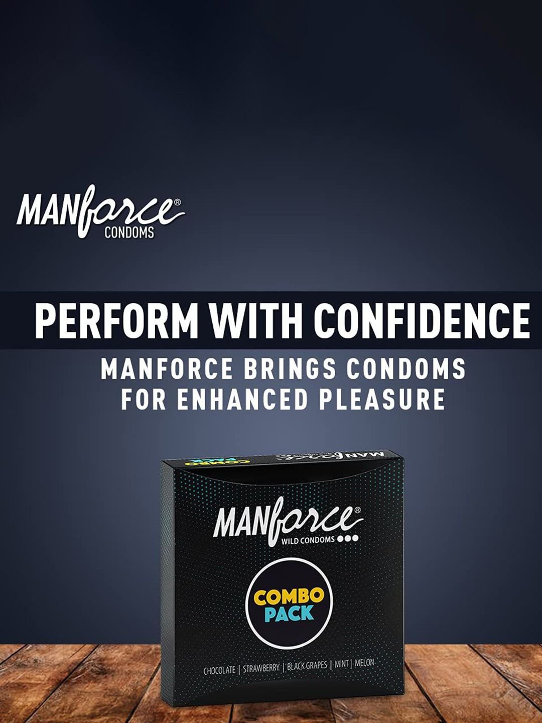Manforce Manforce Set of 4 Lubricated Wild Condoms - 20 Pcs Each - Image 3