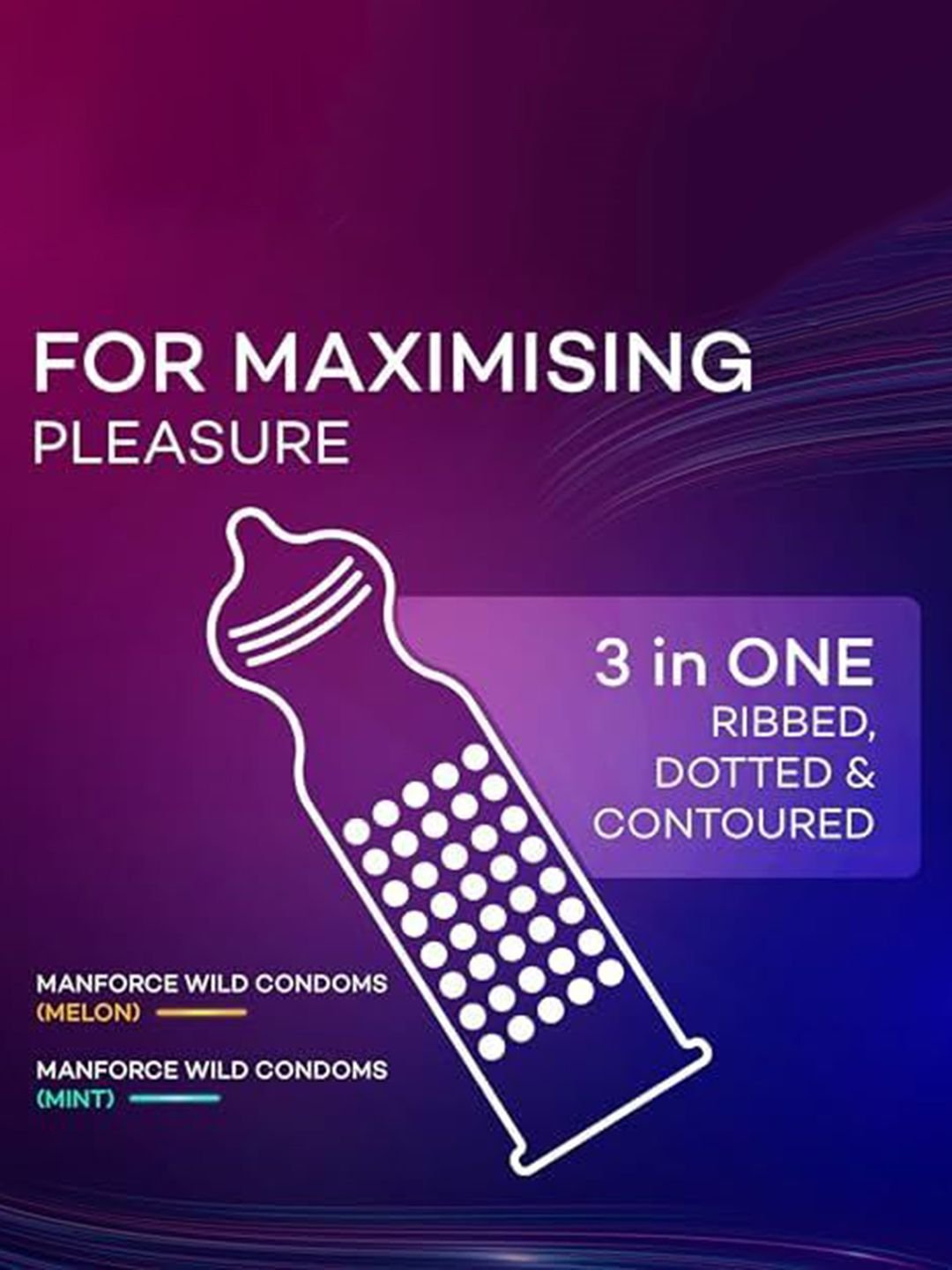 Set Of 6 Lubricated Condoms- Chocolate- Strawberry- Black Grapes- Melon & Mint - Image 5