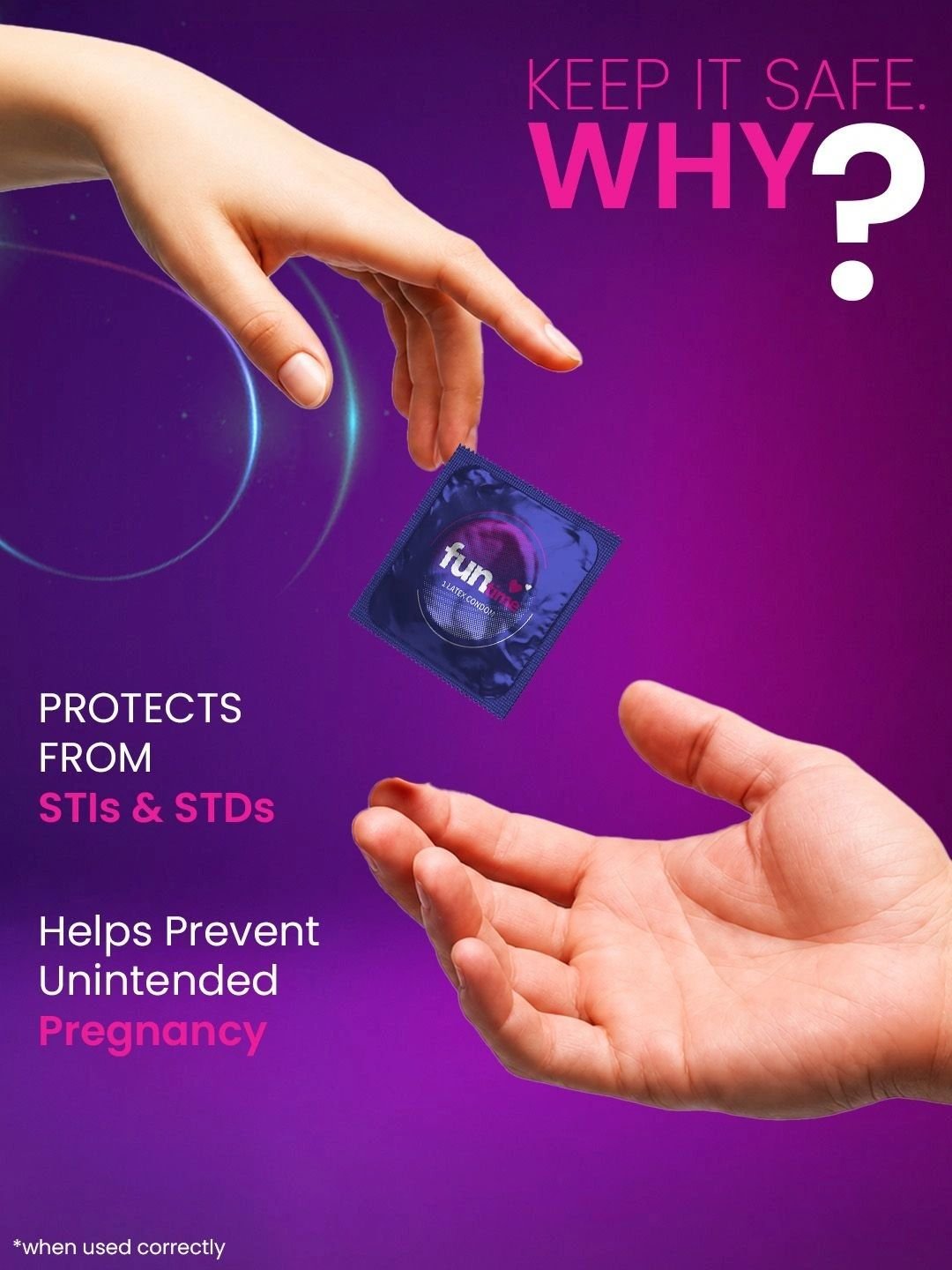 Funtime Funtime Set Of 2 Chocolate & Ultrathin Flavour Condoms - 10Pcs Each - Image 2