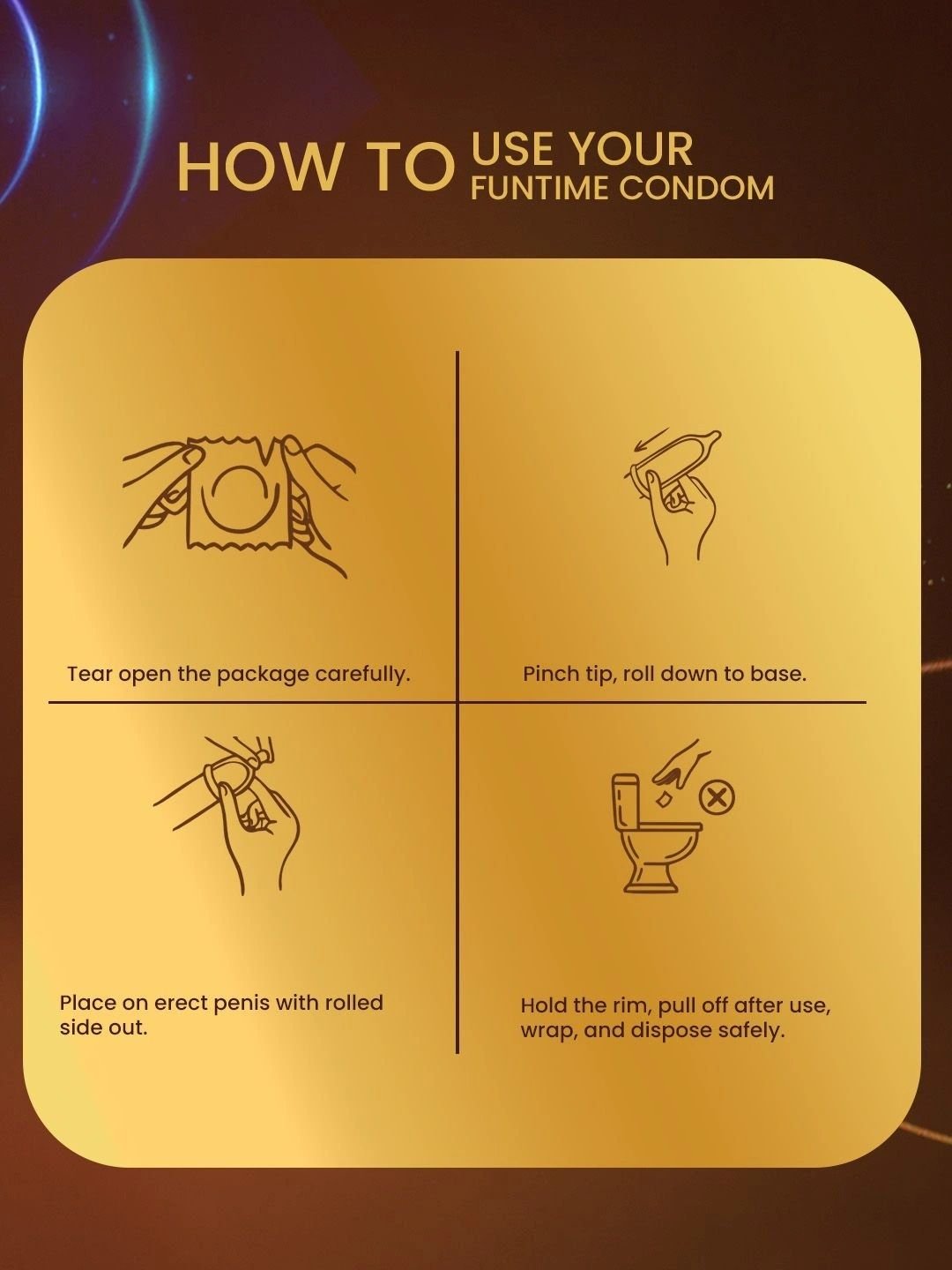 Funtime Funtime Pack Of 2 Long Lasting Dotted & Ribbed Climax Control Condoms - 20 Pcs -Coffee - Image 4