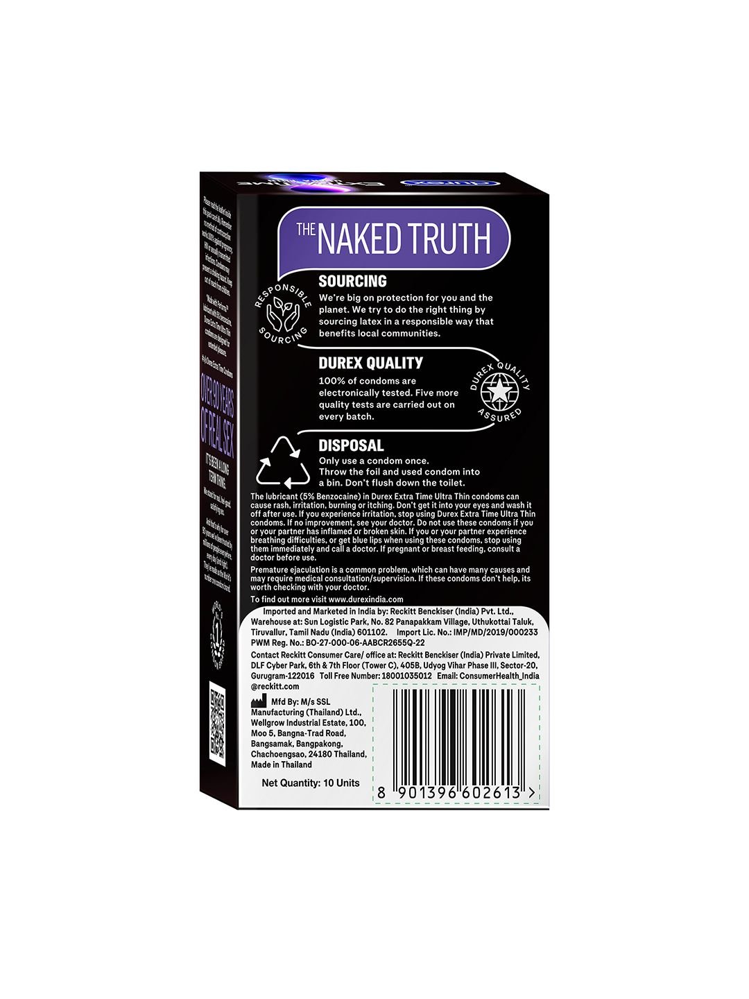 Durex Durex Set of 3 Extra Time Ultra Thin Condoms - 10 Count Each - Image 13