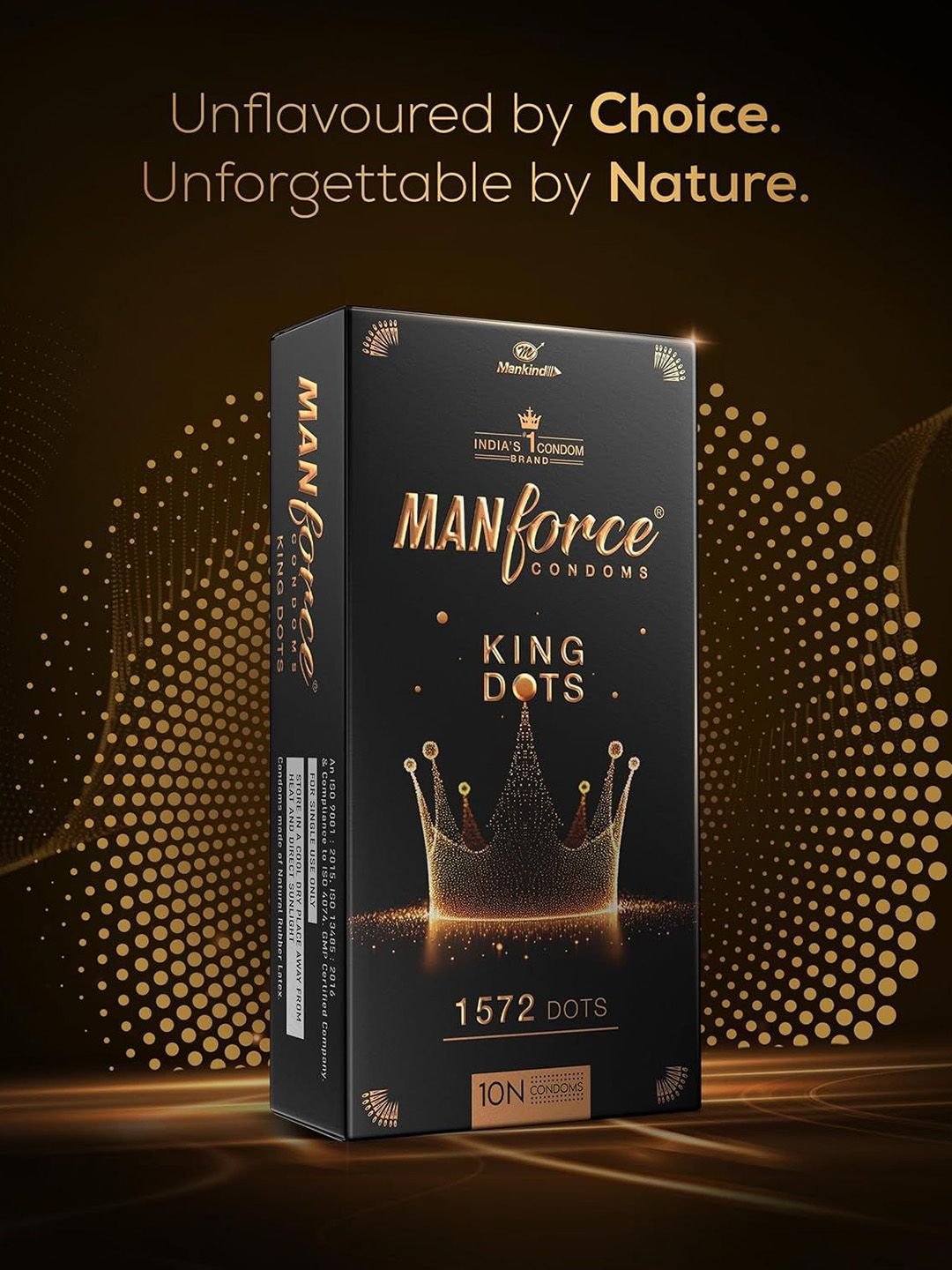Manforce Manforce Set Of 2 King Dots & Ultra Feel Condoms- 10 Condoms Each- Bubble Gum - Image 3