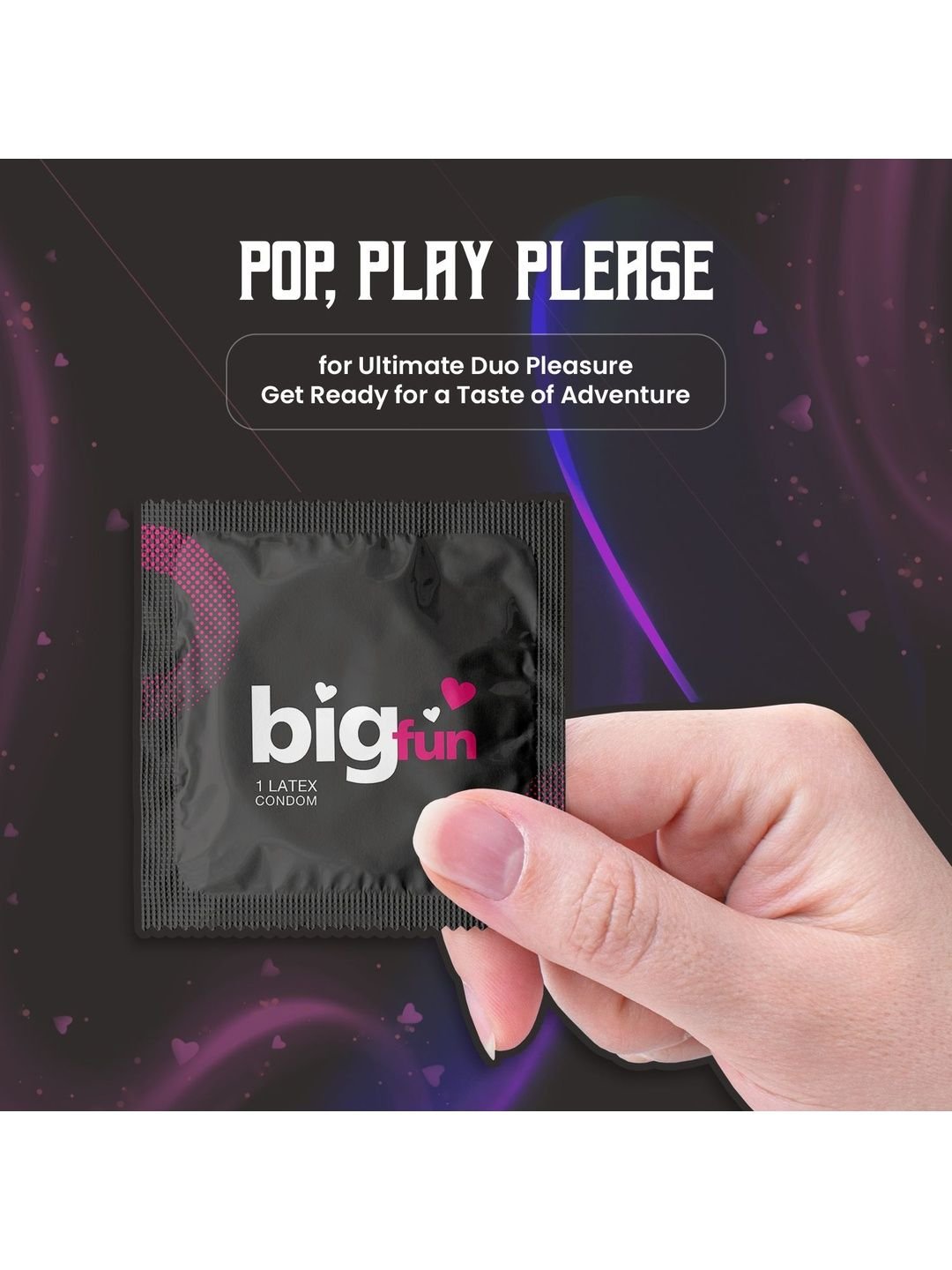 BIGFUN BIGFUN Set Of 3 Xtra Time Climax Control Condoms - 10 Pcs Each - Image 3