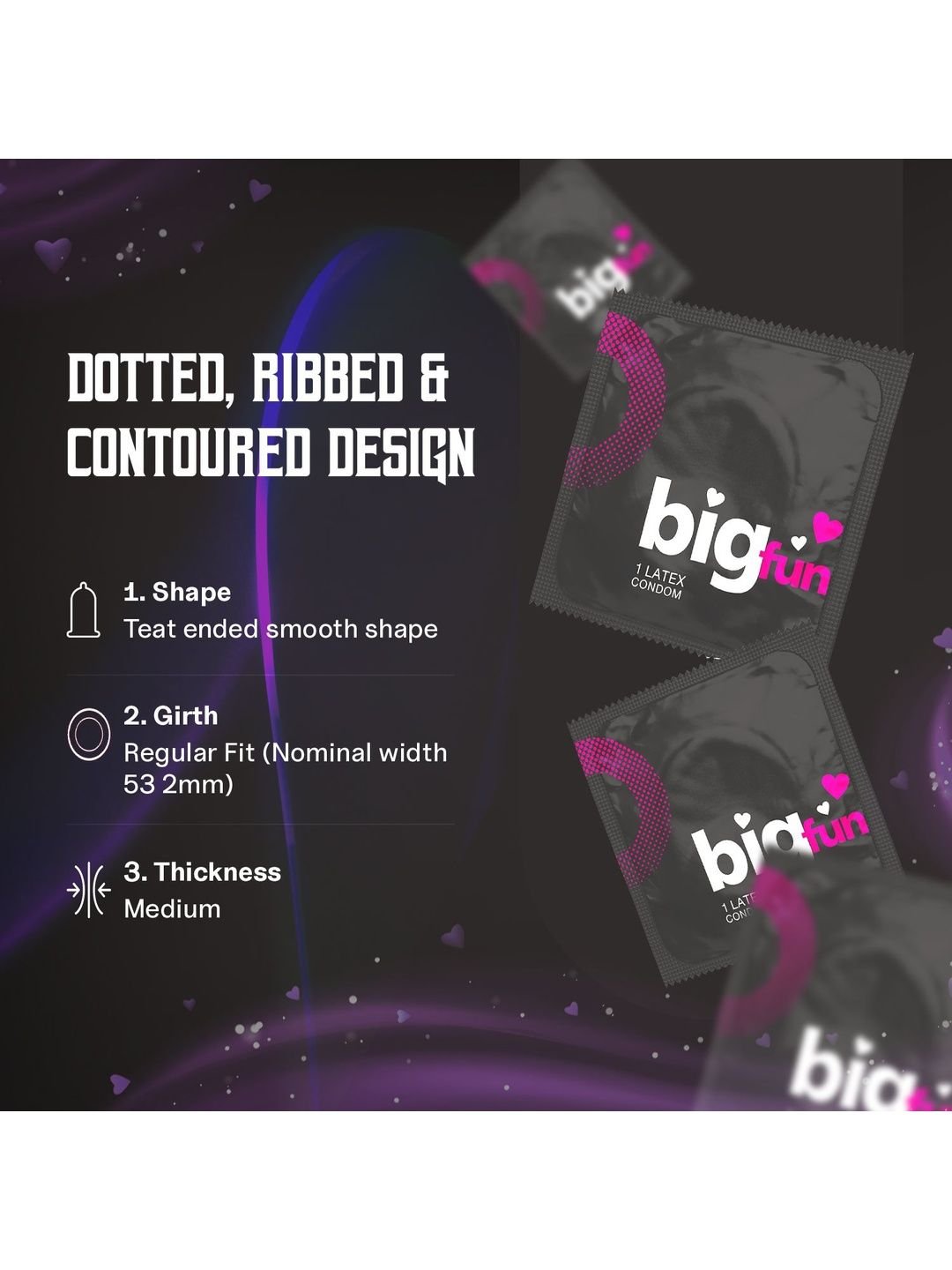 BIGFUN BIGFUN Set Of 3 Xtra Time Climax Control Condoms - 10 Pcs Each - Image 6