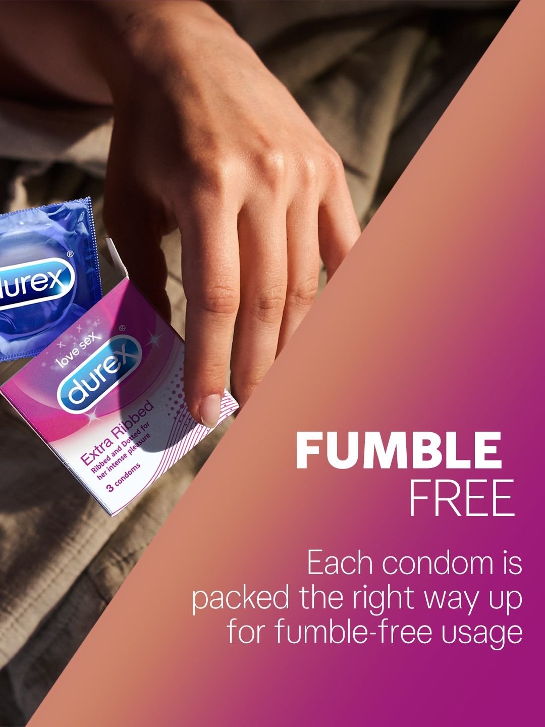 Durex Durex Pack of 10 Extra Ribbed Condoms - Image 6