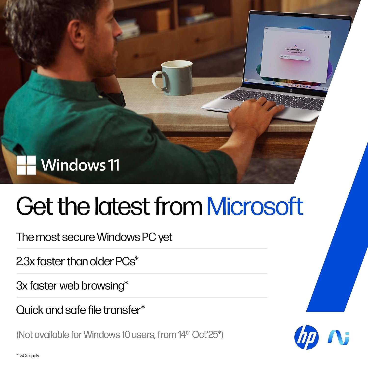HP 15, Intel Core Ultra 5 125H (16GB DDR5, 1TB SSD) FHD, IPS, 15.6''/39.6cm, Win11, M365 Basic(1yr)*Office24, Silver, 1.65kg, fd1354TU, Intel Arc Graphics, FHD Camera w/Shutter, AI Powered Laptop - Image 11