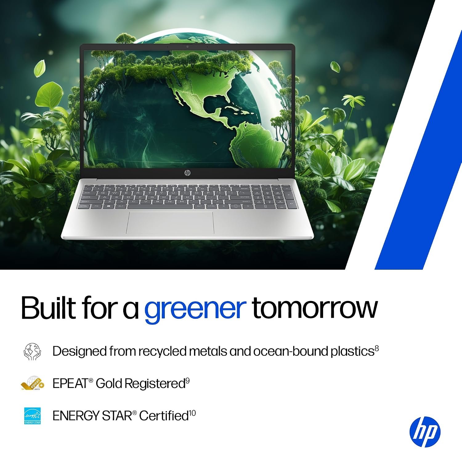 HP 15, Intel Core Ultra 5 125H (16GB DDR5, 1TB SSD) FHD, IPS, 15.6''/39.6cm, Win11, M365 Basic(1yr)*Office24, Silver, 1.65kg, fd1354TU, Intel Arc Graphics, FHD Camera w/Shutter, AI Powered Laptop - Image 14