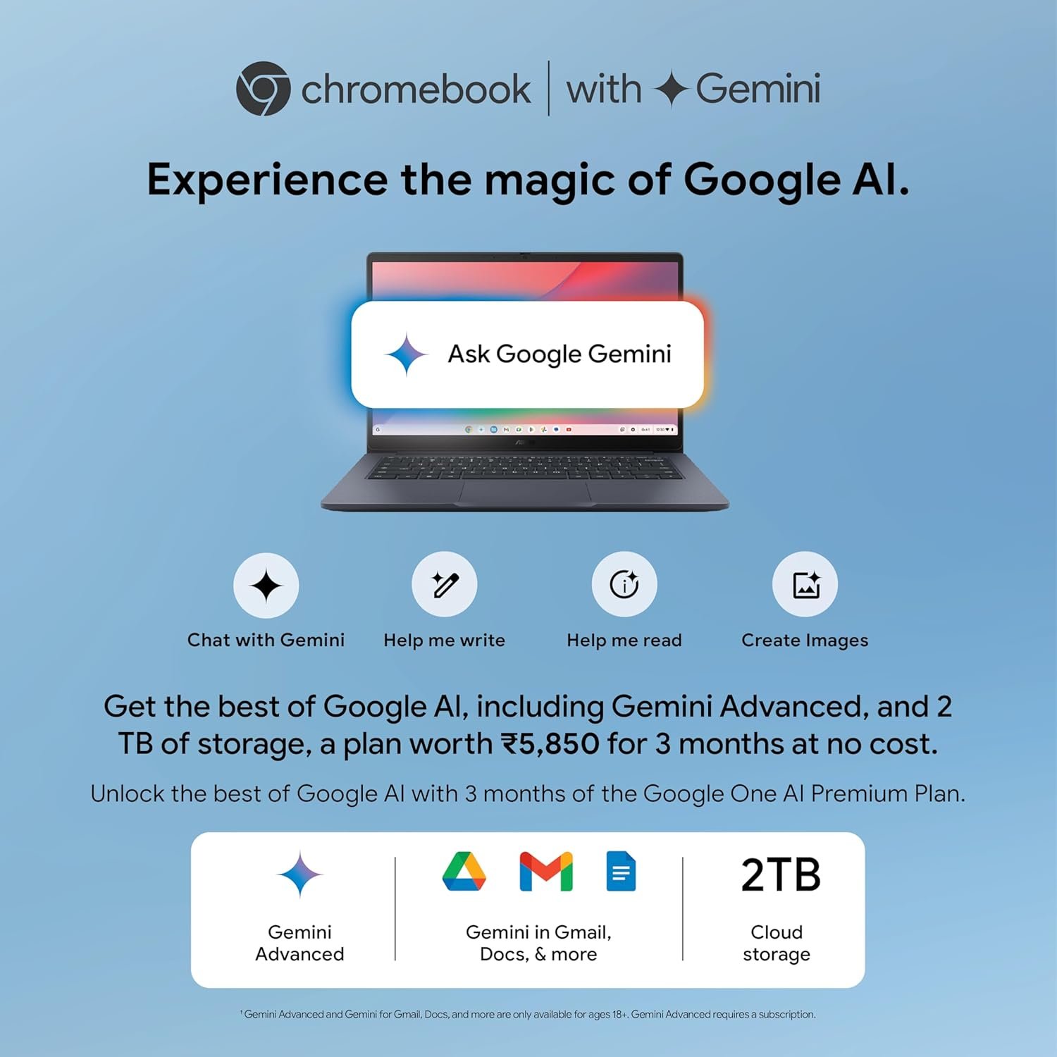 ASUS Chromebook CX1405 (2026), Smartchoice,Intel N50 Processor, Intel UHD iGPU, 8GB RAM, 128GB SSD, FHD, 14" (35.5 cm), Chrome OS, Pure Grey, 1.39 Kg, CX1405CTA-S60622, 42WHrs, Thin & Light Laptop - Image 4