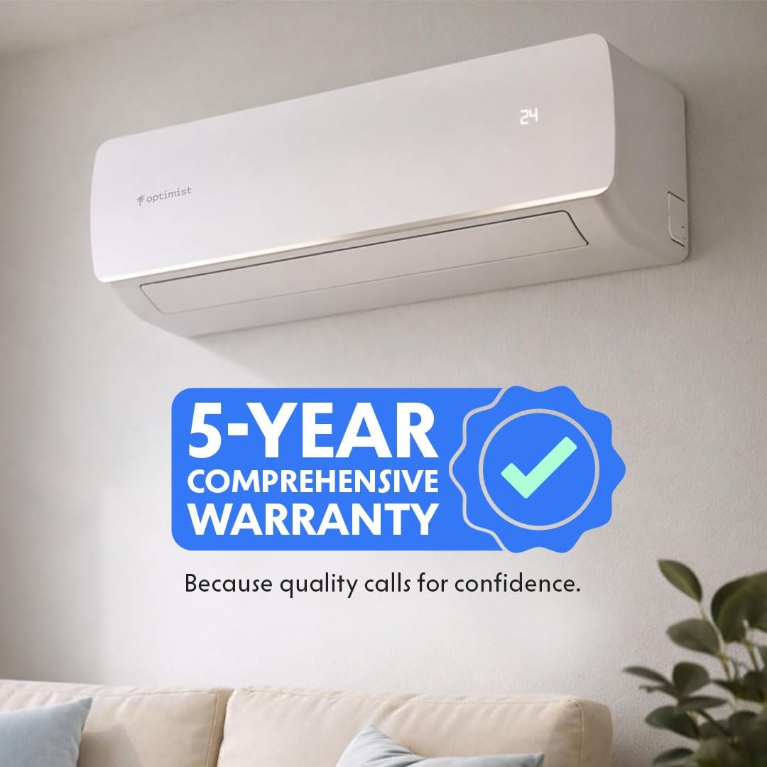 Optimist 1.39 T 5Star WiFi Inverter Split AC|₹40/day Lowest Bill |5-Yr Warranty| ISEER 6.05| 50°C Tested Cooling | Turbo+ up to 1.9Ton Cooling| In-App Gas Level Indicator(ODU-SUHC48ZV, IDU- SEHC48ZV) - Image 3