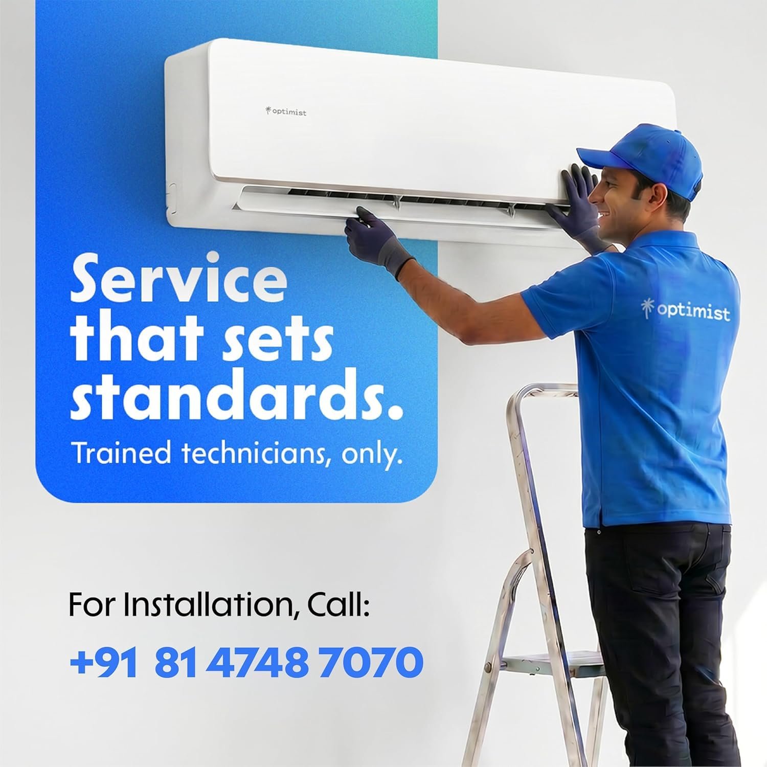 Optimist 1.39 T 5Star WiFi Inverter Split AC|₹40/day Lowest Bill |5-Yr Warranty| ISEER 6.05| 50°C Tested Cooling | Turbo+ up to 1.9Ton Cooling| In-App Gas Level Indicator(ODU-SUHC48ZV, IDU- SEHC48ZV) - Image 4