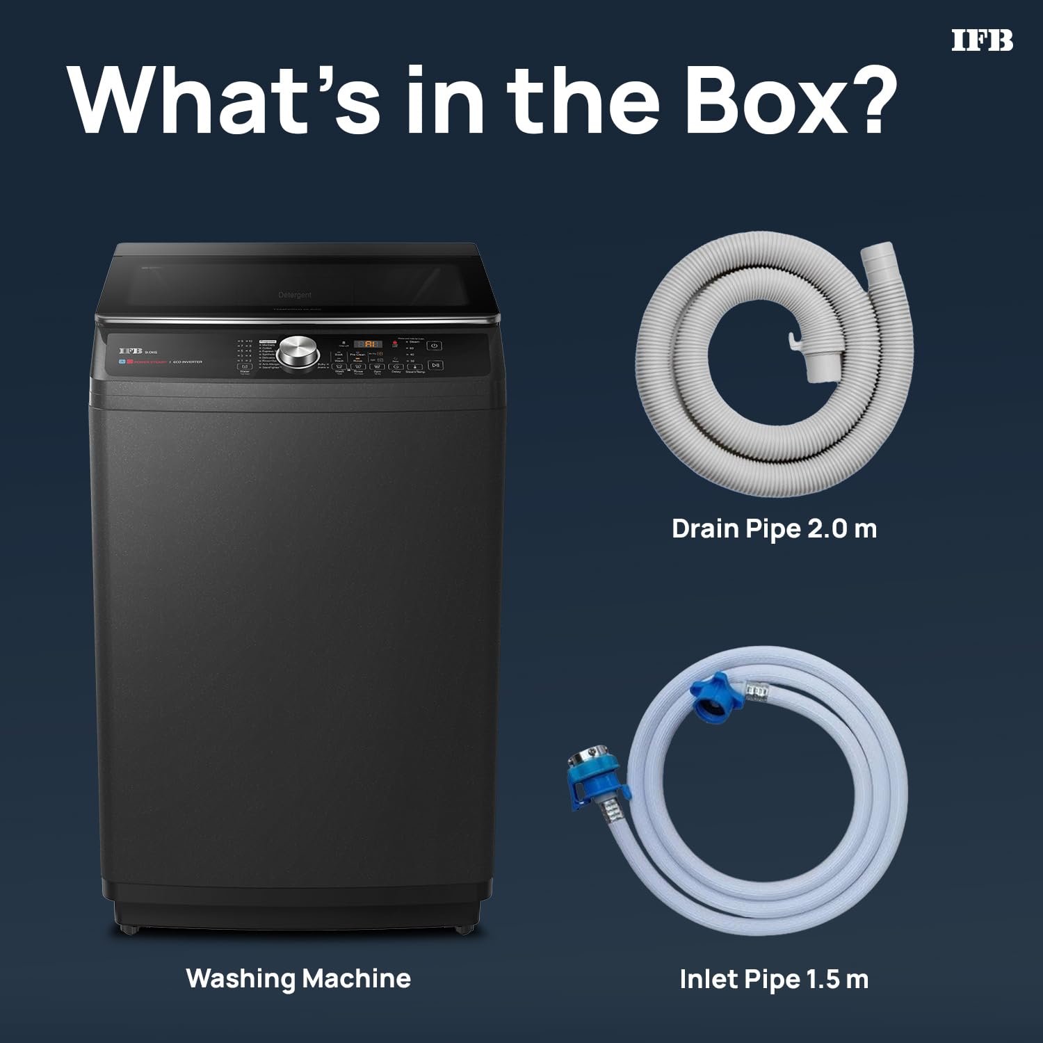 IFB 9 Kg 5 Star AI Powered Deepclean® Technology Fully Automatic Top Load Washing Machine with Inbuilt Heater(TL900NB2SID, Eco Inverter, Power Steam®, Activmix, 4 Year Machine Warranty, Noir Black) - Image 13