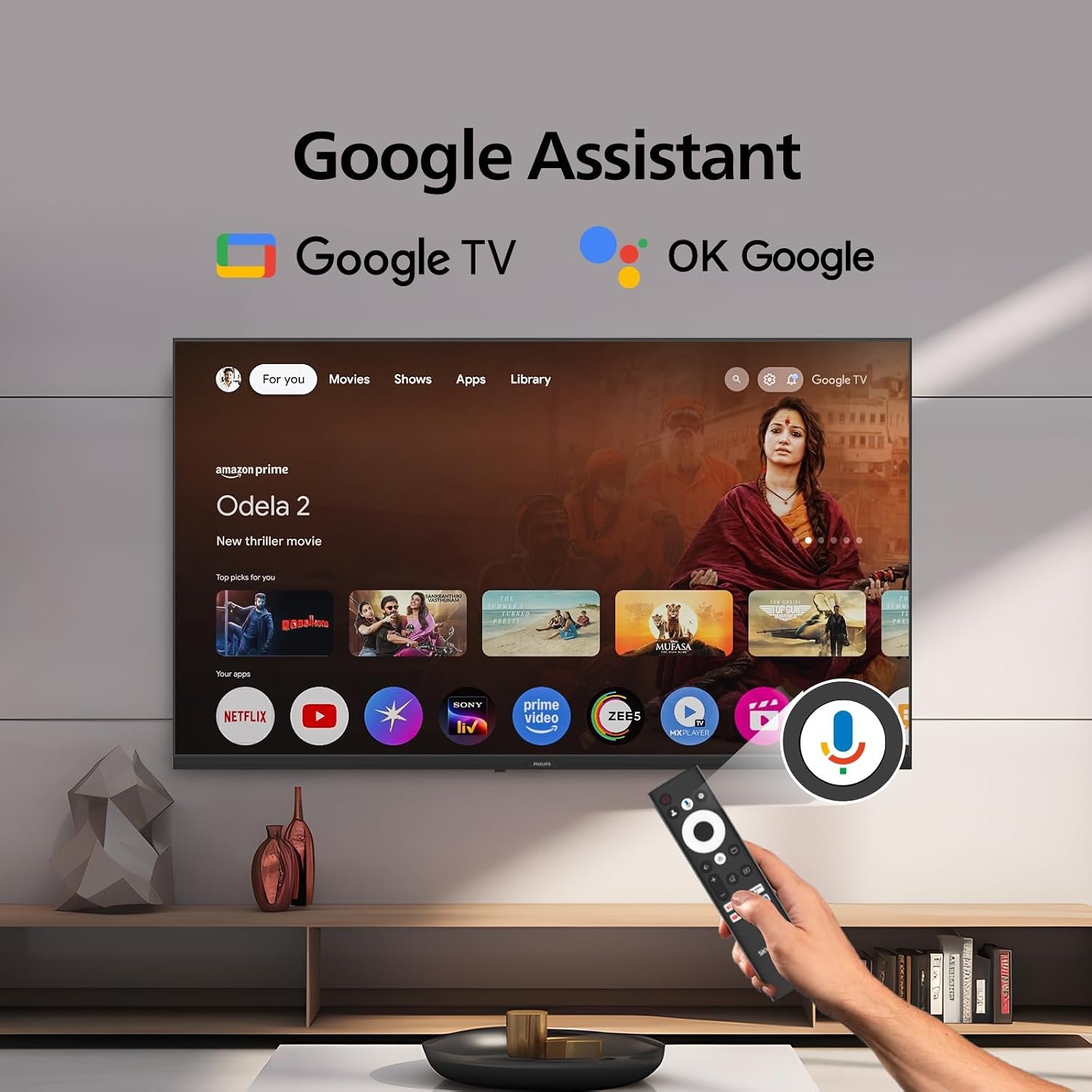 PHILIPS 80 cm (32 inches) 6100 Series Frameless HD Smart LED Google TV 32PFT6130/94 - Image 11