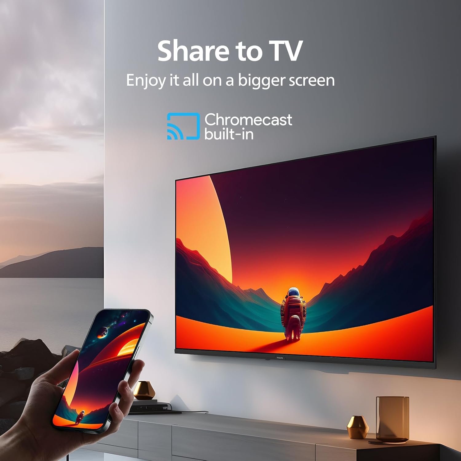 PHILIPS 80 cm (32 inches) 6100 Series Frameless HD Smart LED Google TV 32PFT6130/94 - Image 12