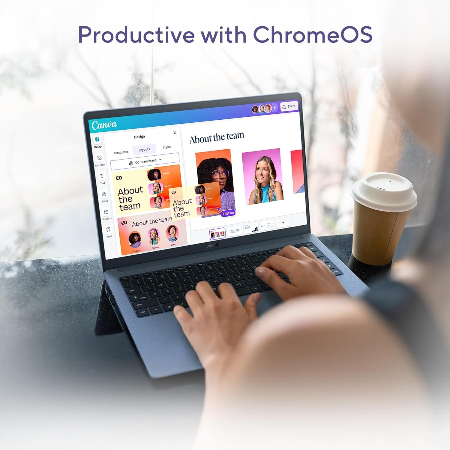 ASUS Chromebook CM1505 (2026), Smartchoice, MediaTek Kompanio 540 Processor, 4GB RAM, 64GB SSD, FHD, 15.6"(39.6 cm), 60Hz, Chrome OS, Fabric Blue, 1.49 Kg, CM1505CM4A-S70080, Thin & Light Laptop - Image 11