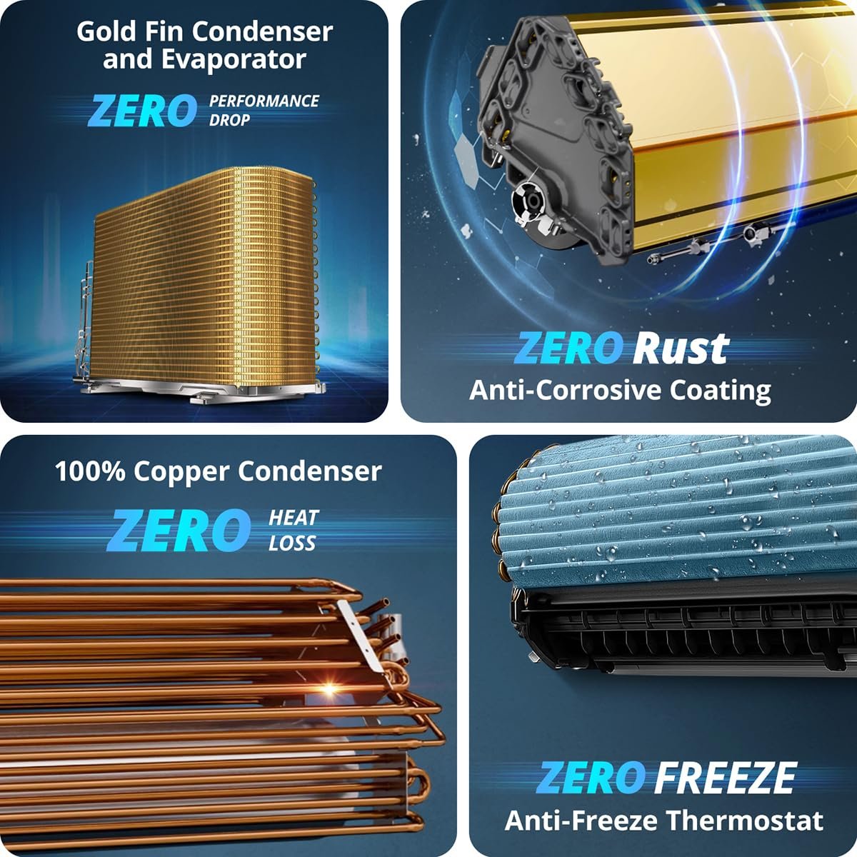 Voltas 1 ton 3 Star,New star rated, Inverter Split AC (Copper, Convertible 5-in-1 Cooling Mode, 2-Way Air Swing, Anti-dust Filter with Anti Microbial Coating, Auto Clean (123INV CAM, White) - Image 8