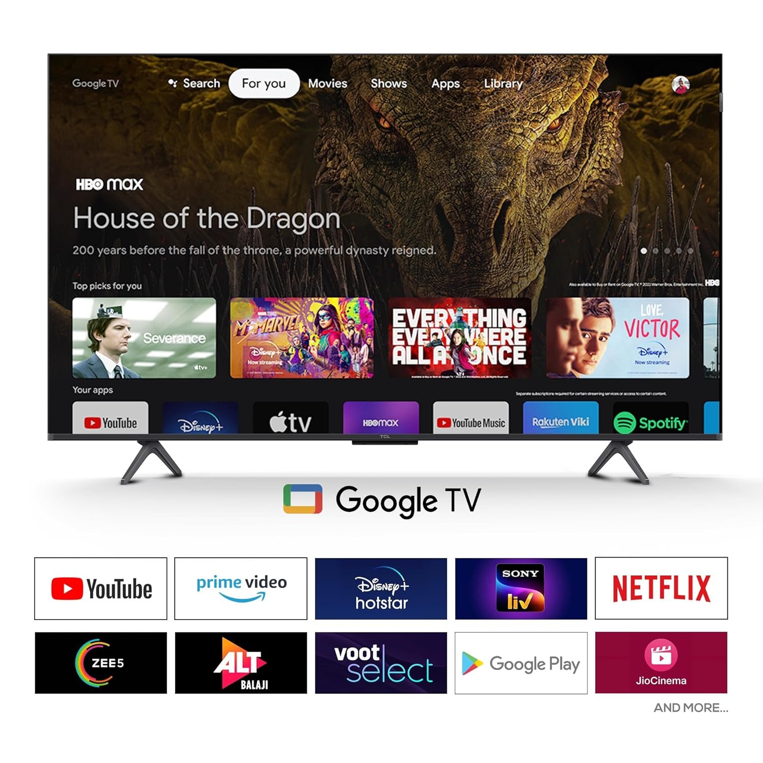 TCL 189 cm (75 Inches) 4K UHD Smart QD-Mini LED Google TV | 144Hz Refresh Rate | 3GB RAM | 46W Onkyo 2.1 | Upto 512+ Zones | IMAX Enhanced | 75Q6C - Image 3