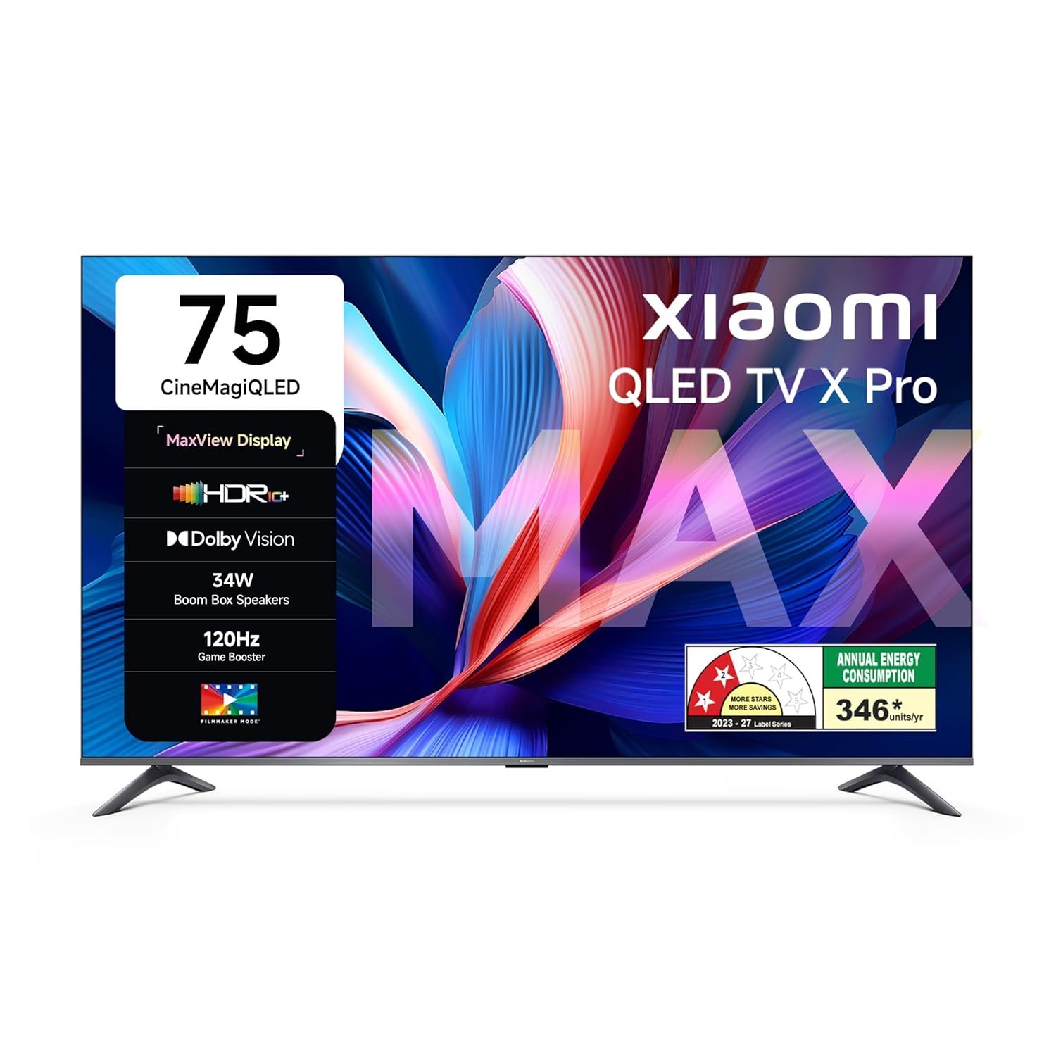Xiaomi 189 cm (75 Inches) X Pro Series QLED 4K UHD Smart Google TV L75MB-APIN - Image 2
