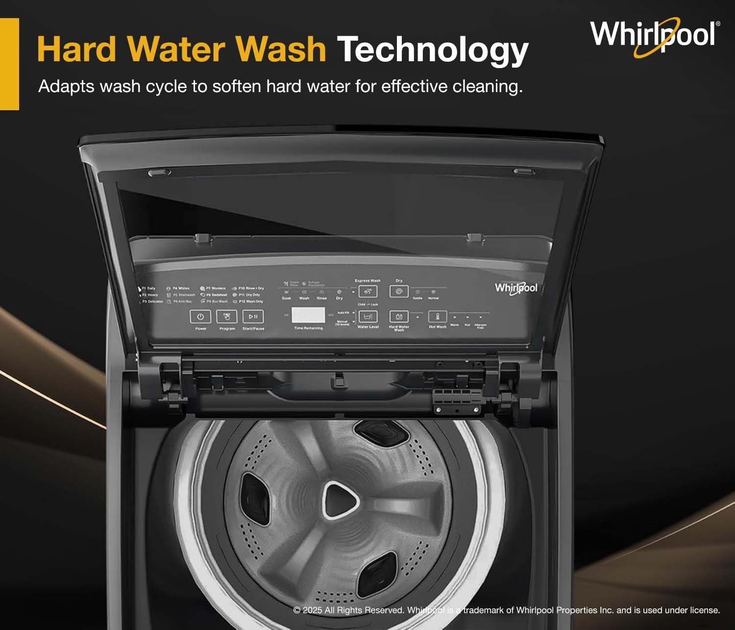 Whirlpool 8 Kg 5 MAGIC CLEAN PRO SW H Fully Automatic Top Load Washing Machine (MAGIC CLEAN PRO SW H KG GREY 10YMW with In-Built Heater) - Image 8