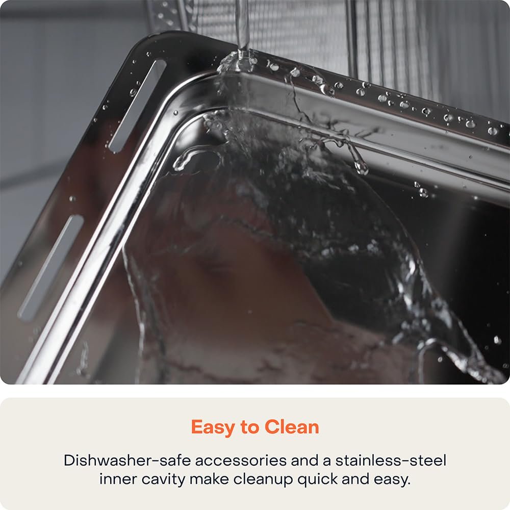 Nutricook Steami X 24L Black (Steam + Air Fryer Oven) with 10-in-1 functions like Steam Cook, Steam Roast, Air Fry, Bake, Sterilize & more. Steam + Convection technology, 2200W power, 2-year warranty - Image 7