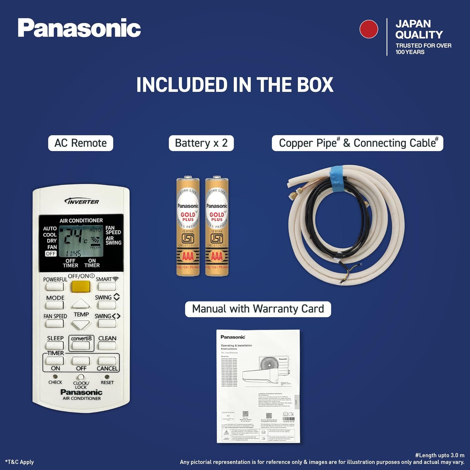 Panasonic 1.5 T 3S, New star rated, Heavy Duty WiFi Inverter Smart Split AC (DustBuster Tech, Matter Enabled,AI,Higher Airflow,Copper Cond.,8in1 Convertible,4-Way,PM0.1 Filter,CS/CU-SU18BKY3WXH,White) - Image 6