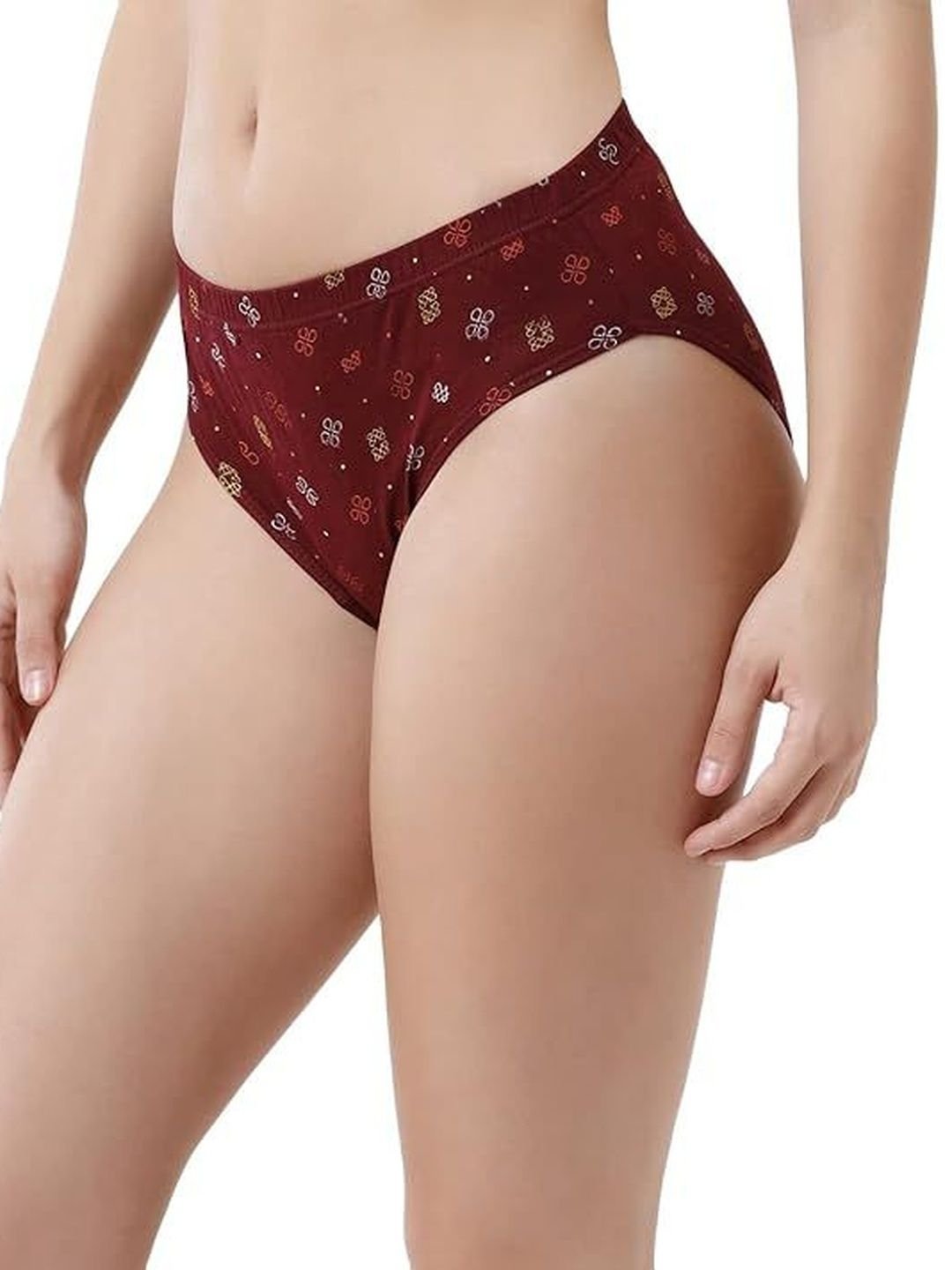 JON Women Pack of 6 Printed Assorted Cotton Bikini - Image 6