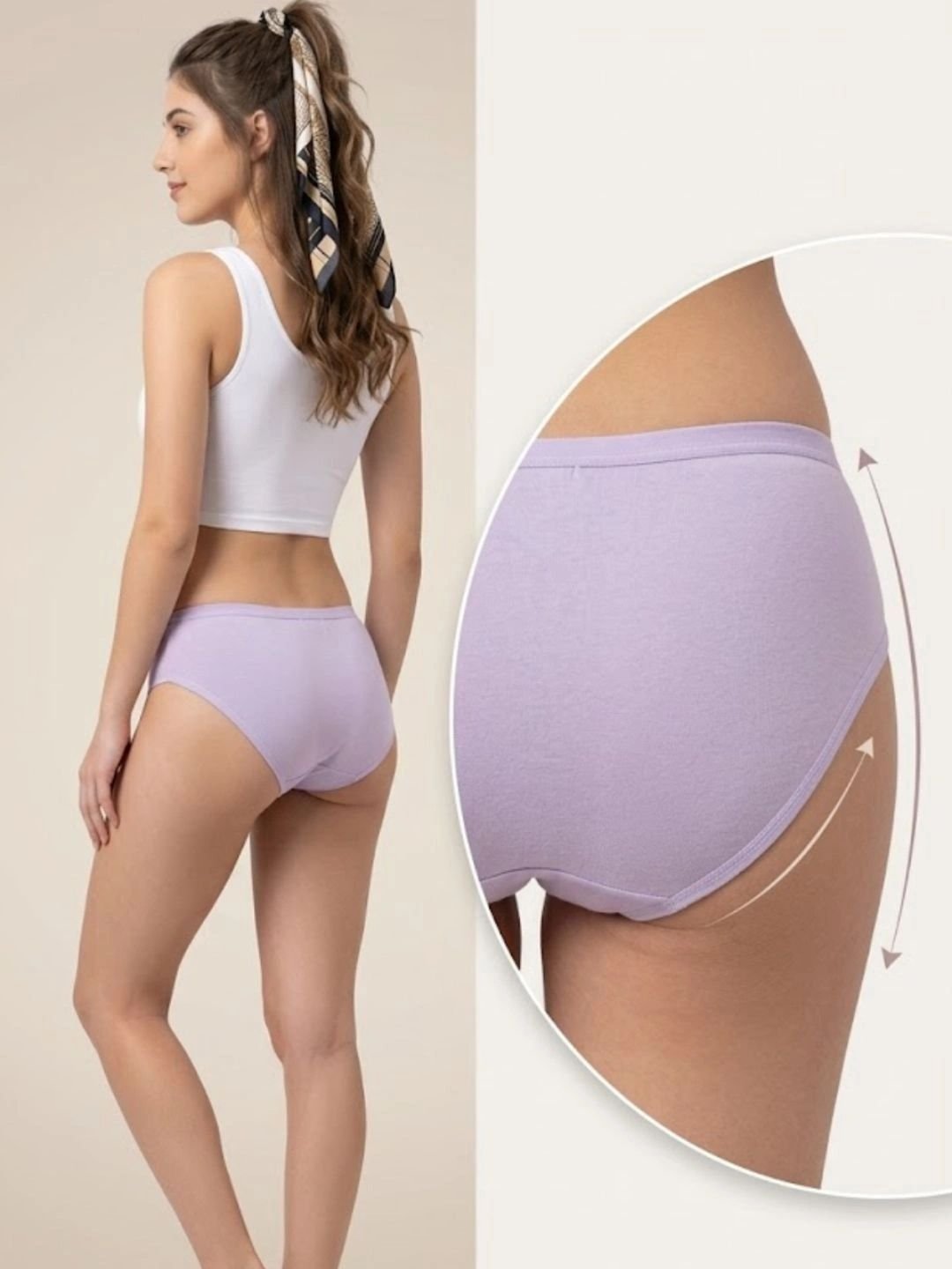 Elen Vosky Women Pack of 3 Anti-Odour Seamless Assorted Bikini - Image 3