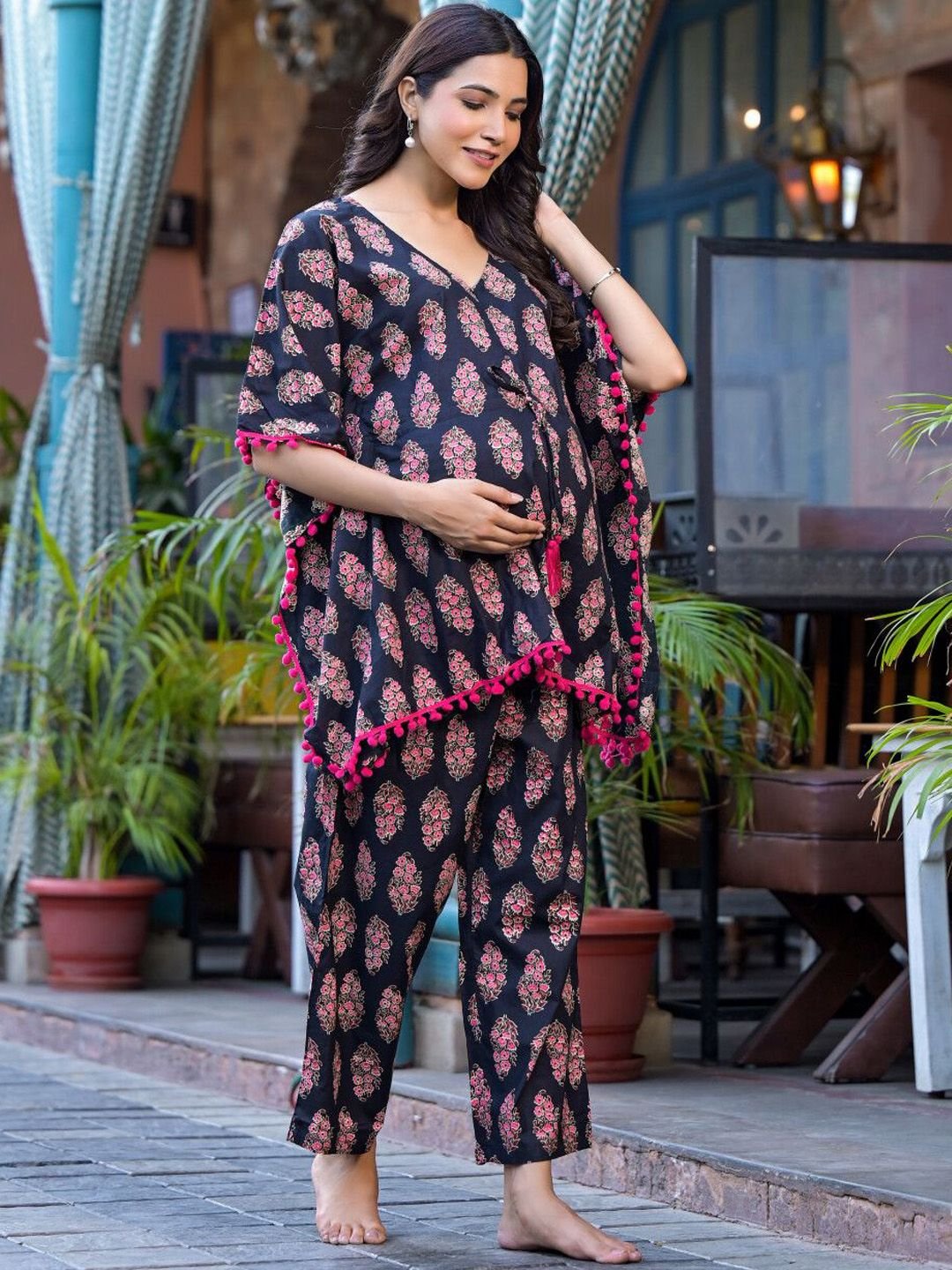 Aujjessa Women Printed Night suit - Image 3