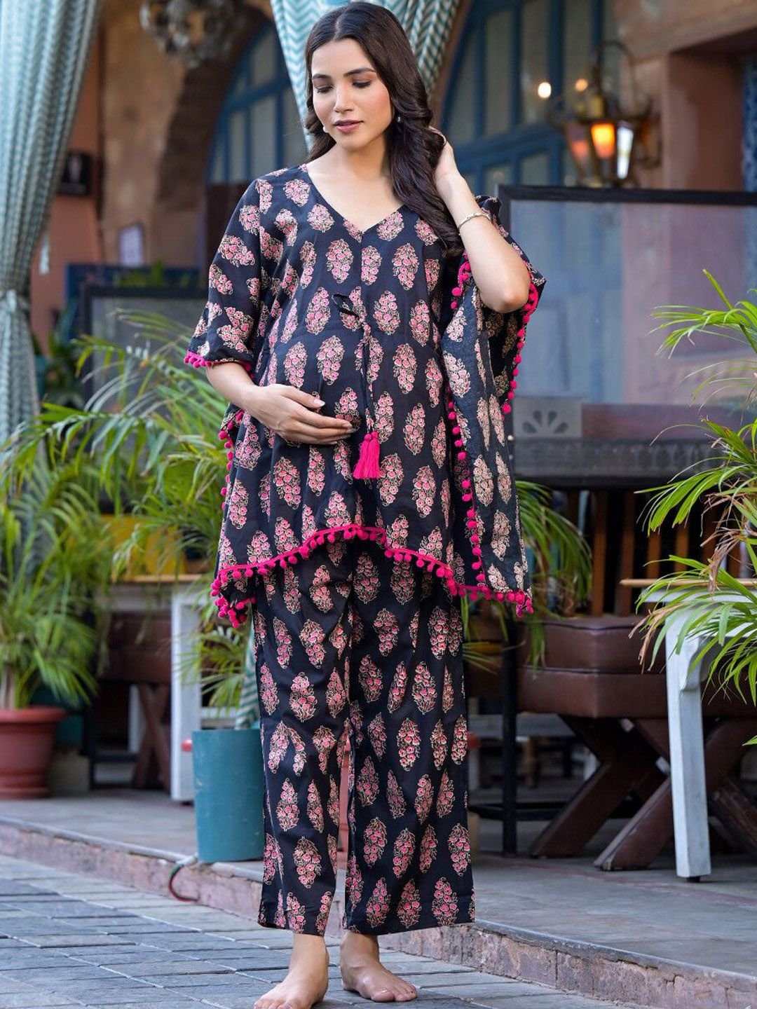 Aujjessa Women Printed Night suit - Image 5