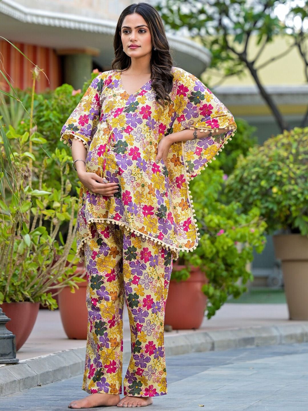Women Printed Night suit - Image 3