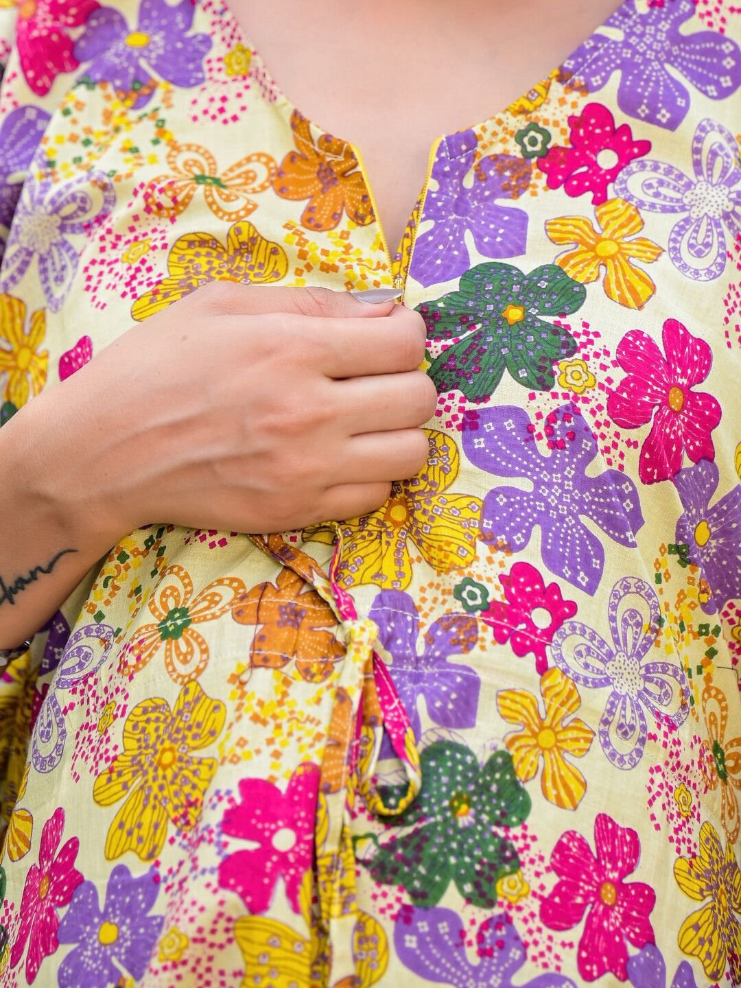 Women Printed Night suit - Image 6