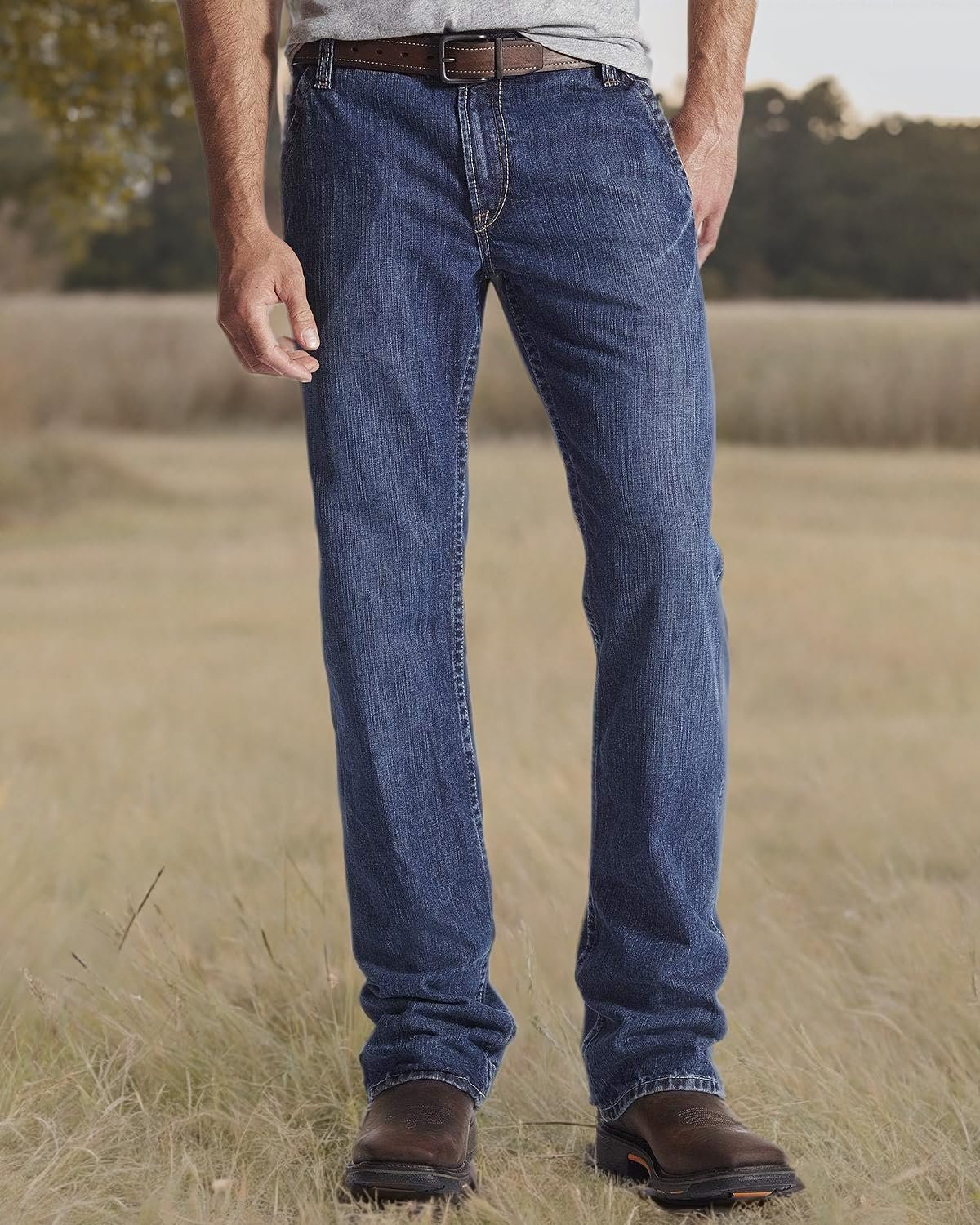 ARIAT Men's Flame Resistant M4 Low Rise Boot Cut Jean - Image 4