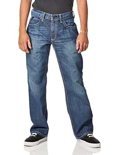 ARIAT Men's Fire-Resistant M4 Ridgeline Bootcut Work Jeans Denim 48W x 30L - Image 5