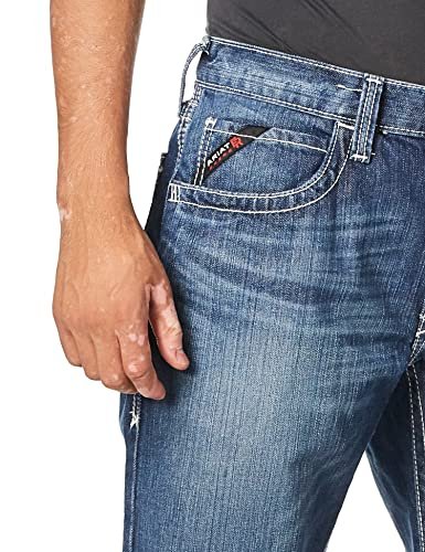 ARIAT Men's Fire-Resistant M4 Ridgeline Bootcut Work Jeans Denim 48W x 30L - Image 6