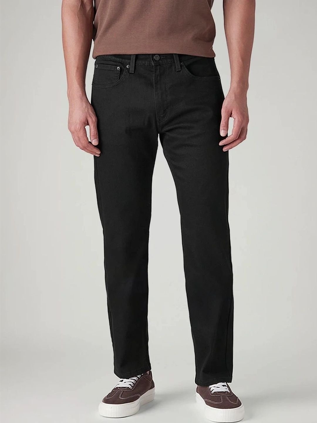 Levis Levis Men Classic Straight Fit Mid-Rise Stretchable Jeans
