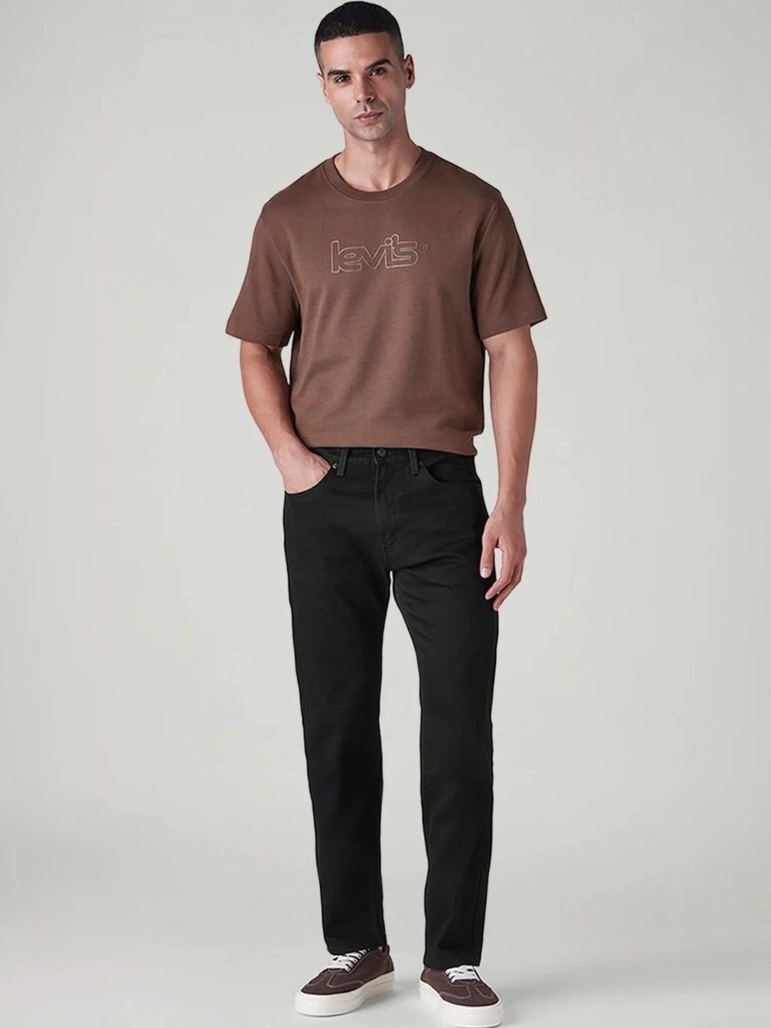 Levis Levis Men Classic Straight Fit Mid-Rise Stretchable Jeans - Image 4