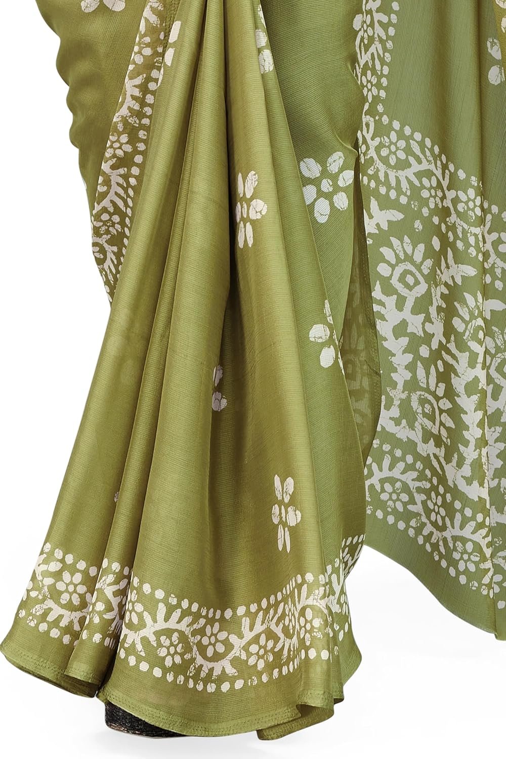 MIRCHI FASHION Saree for Woman Chiffon Batik Printed | Lightweight Daily Wear Women's Office Sari with Blouse Piece (Available in 40 Colours) - Image 7