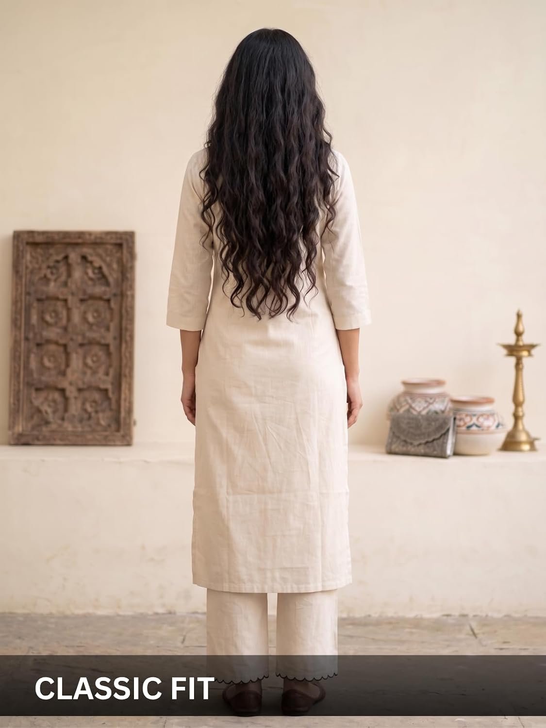 Leriya Fashion Women Straight Cotton Kurta Sets for Woman - Image 2