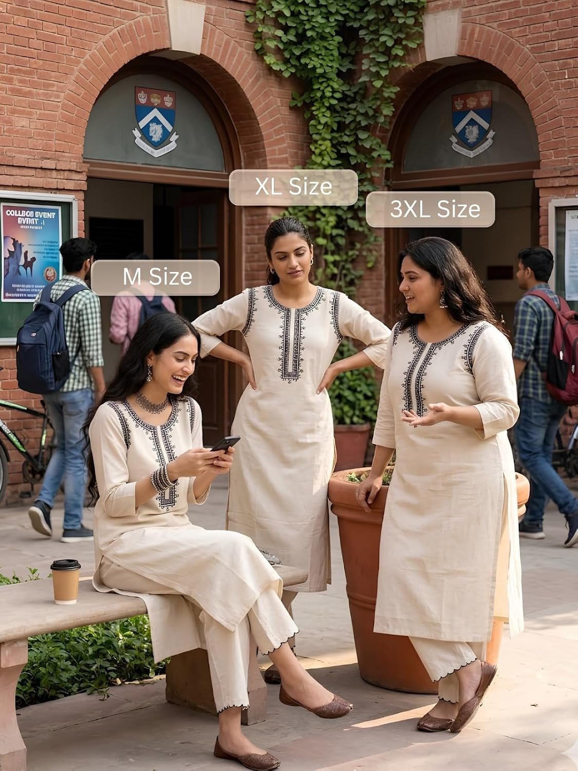 Leriya Fashion Women Straight Cotton Kurta Sets for Woman - Image 6