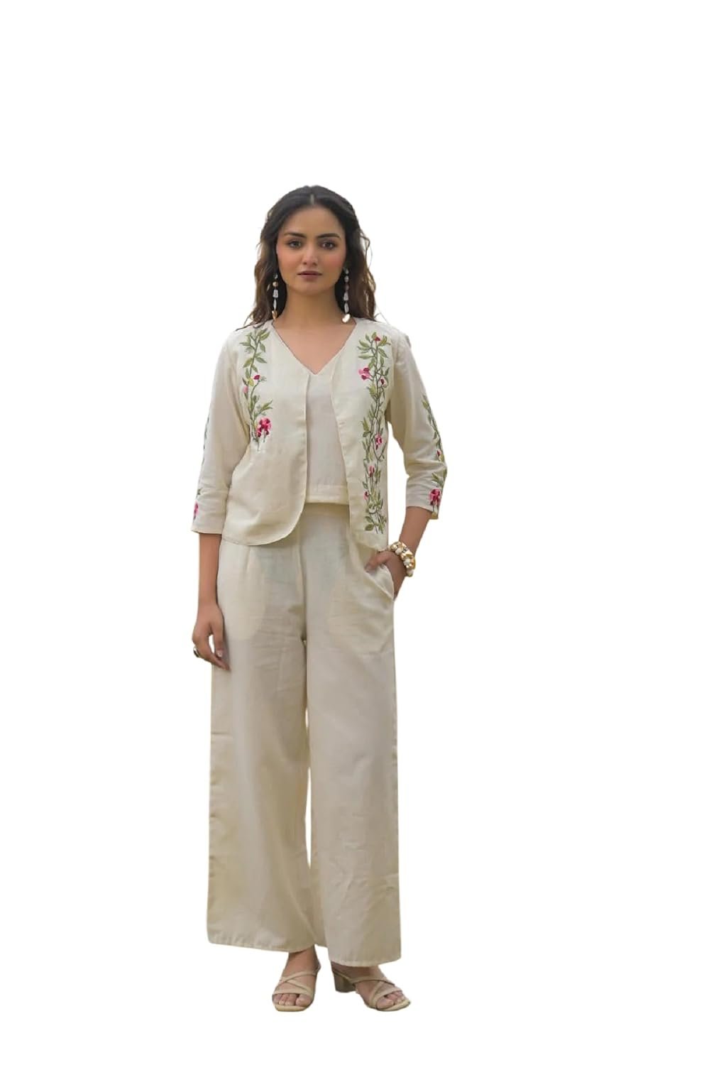 FABNEX Kurta Set for Women | Stylish Cotton Printed Kurti Pant Set | Indo-Western Casual & Festive Co-ord Set for Women (K-234-35)