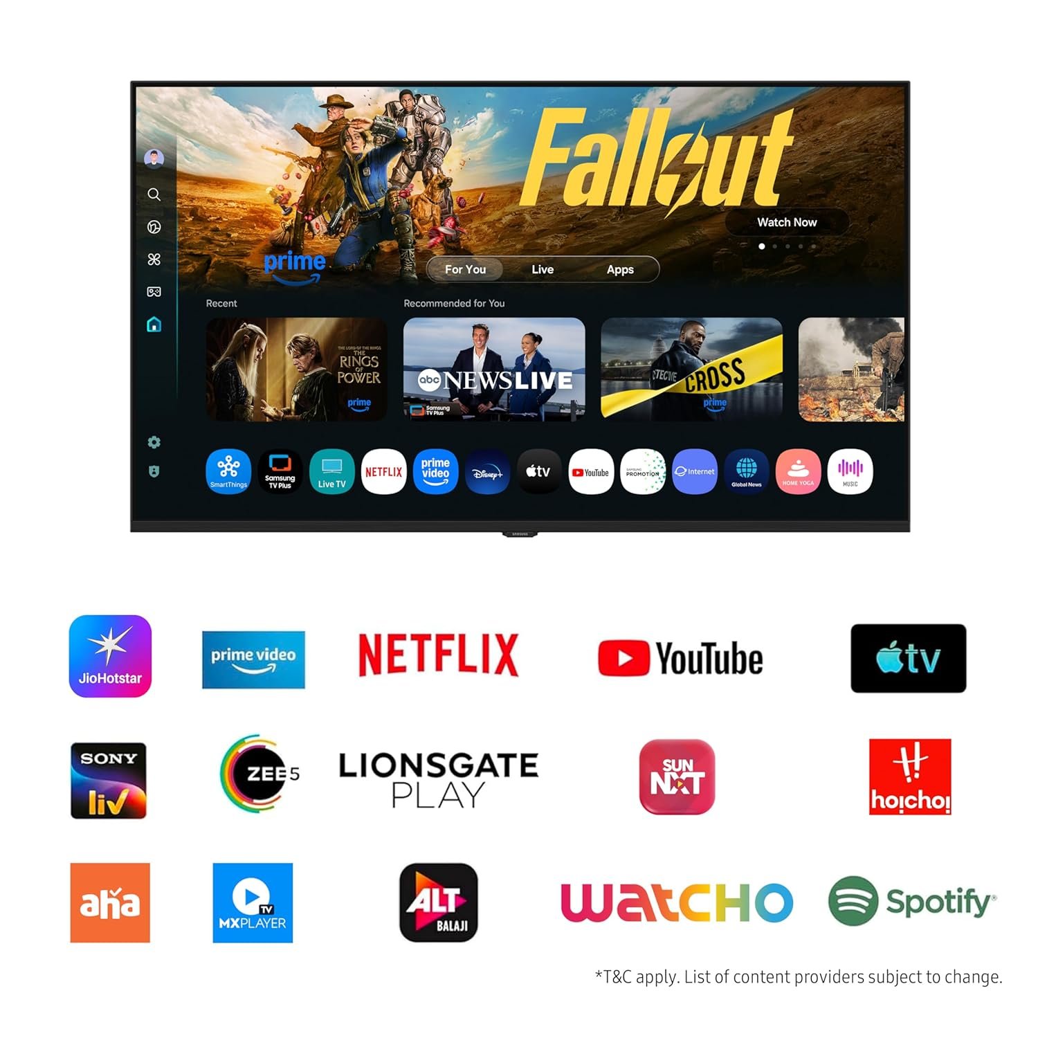 Samsung 108 cm (43 inches) FHD Smart LED TV UA43F5550FUXXL