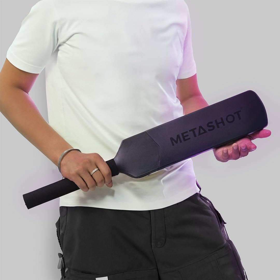 Metashot Smart Cricket Bat Game | Motion Sensor Gaming Bat for TV & Mobile | Indoor Cricket Game | Bluetooth Bat Controller - Image 4