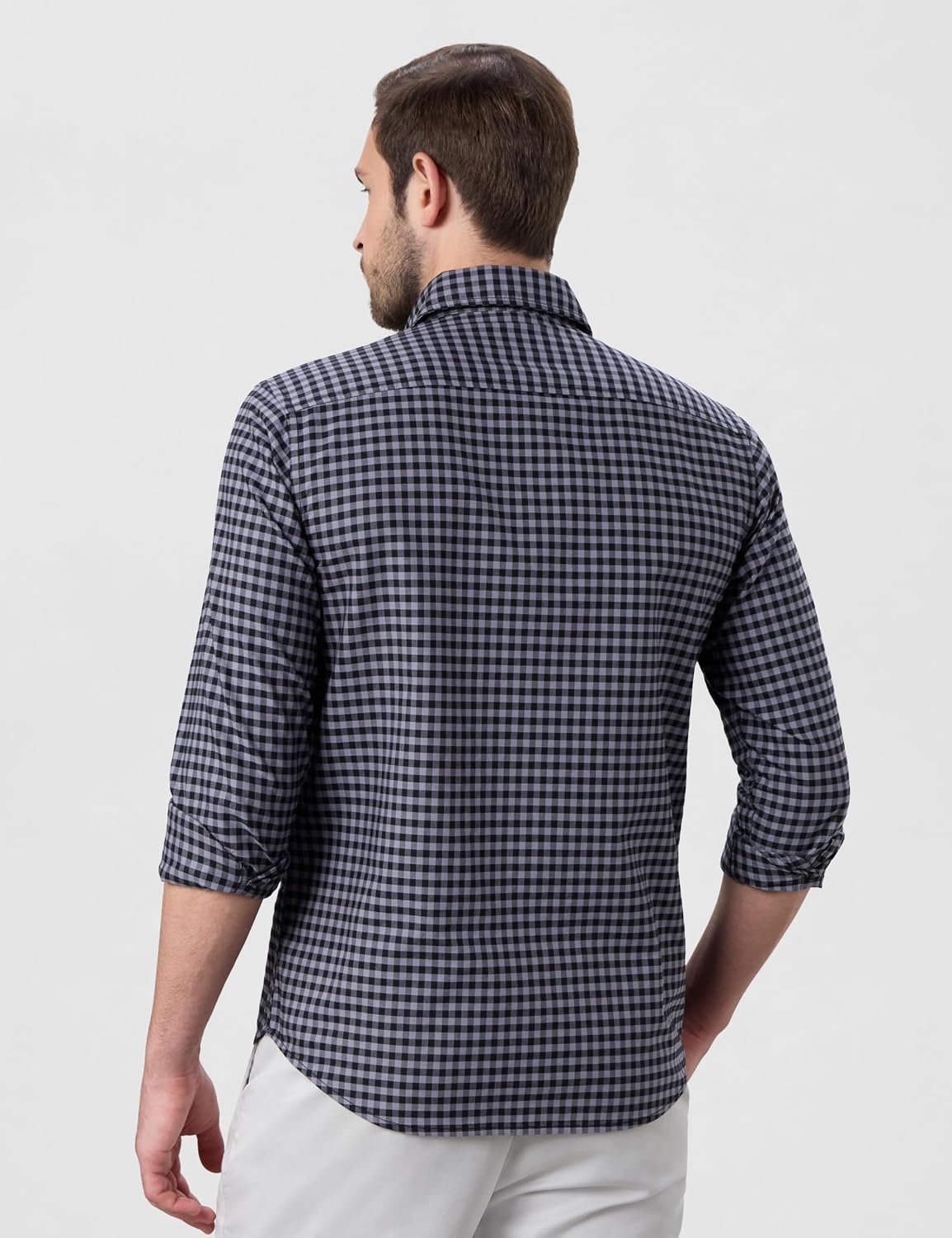 Symbol Premium Men's Checkered Casual Shirt - Regular Fit | Full Sleeve | Pure Cotton (Available in Plus Sizes) - Image 3